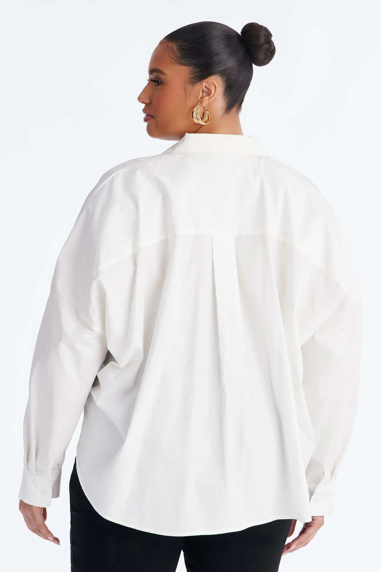 Cool Girl In Progress Pleated Poplin Top - White - Image 8