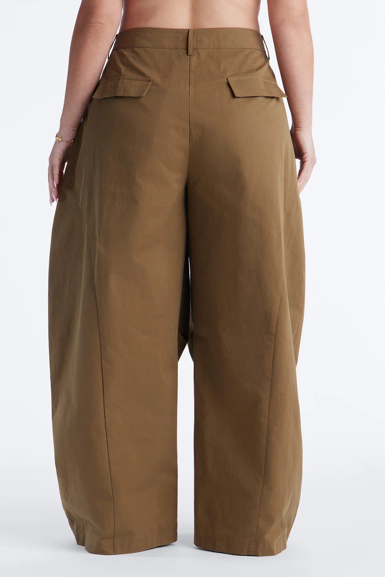 Cooler Than You Barrel Leg Pant 30″ - Olive - Image 6