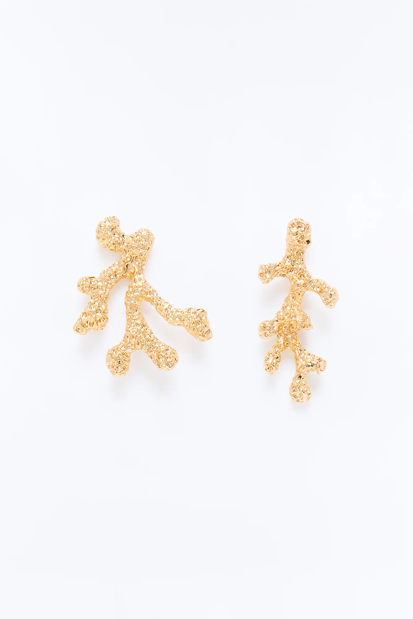 Coral Views Drop Earrings - Gold - Image 2