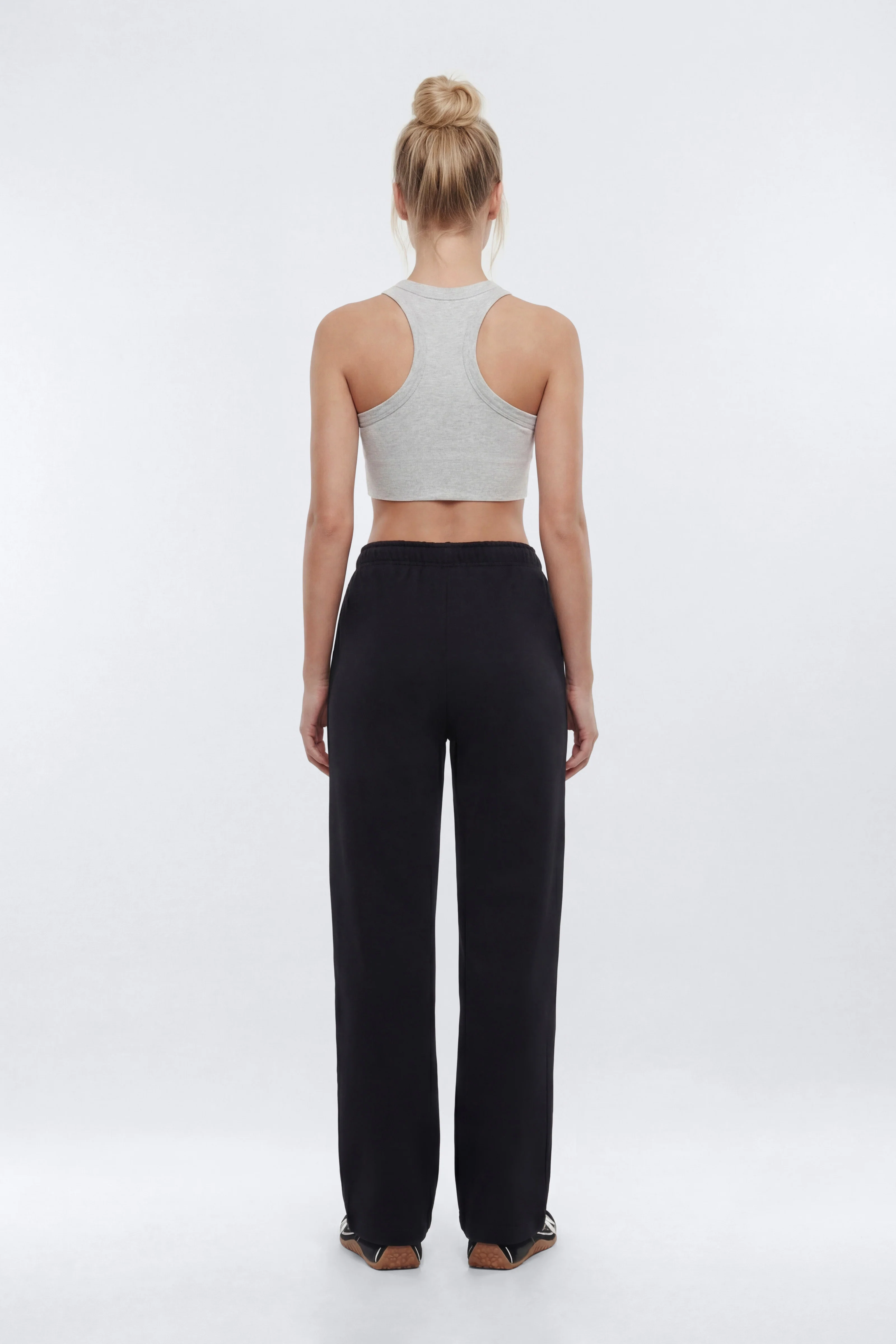 CoreFleece 31″ Straight Leg Sweatpant - Black - Image 3