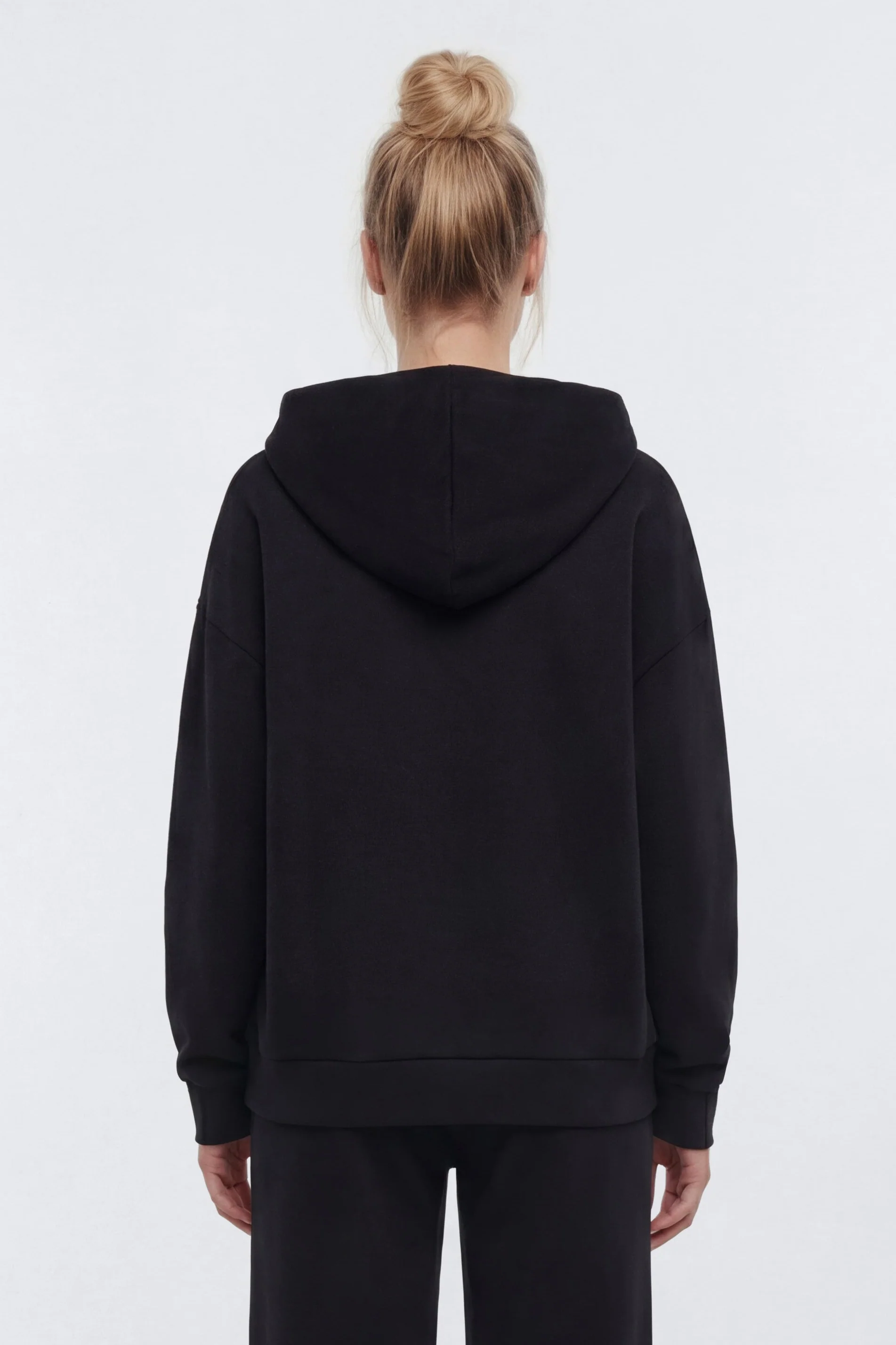 CoreFleece Full Zip Hoodie Sweatshirt - Black - Image 3