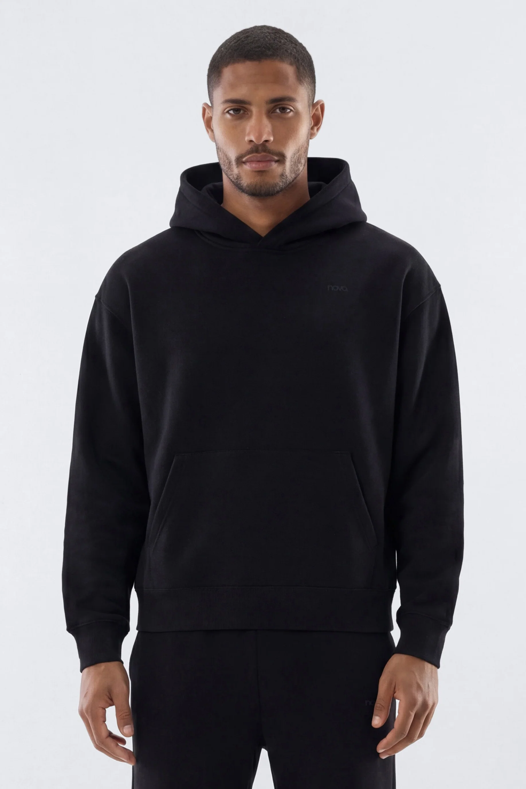CoreFleece Pullover Hoodie Sweatshirt - Black