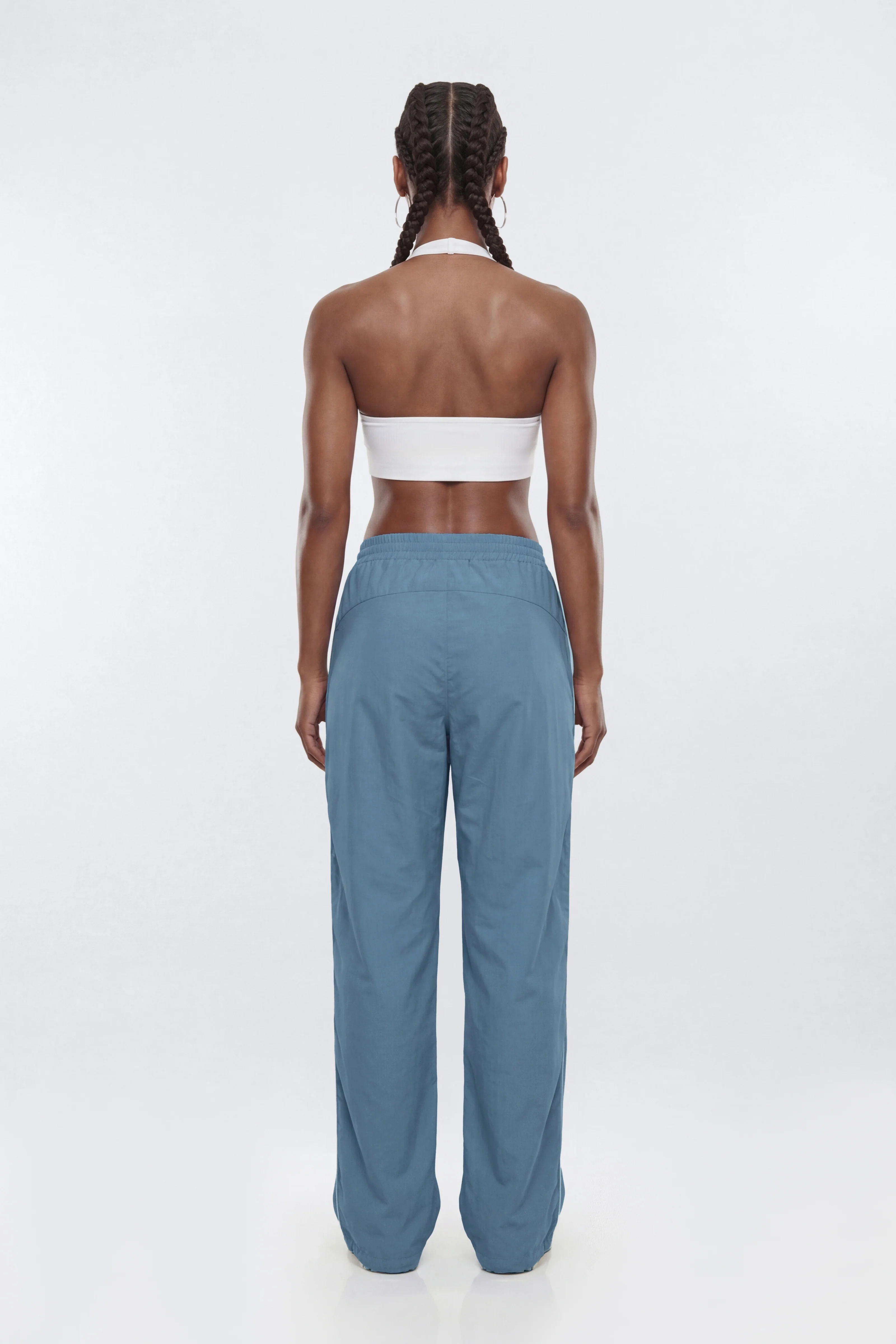 CoreNylon 32″ Pocket Track Pant - Soft Indigo - Image 4