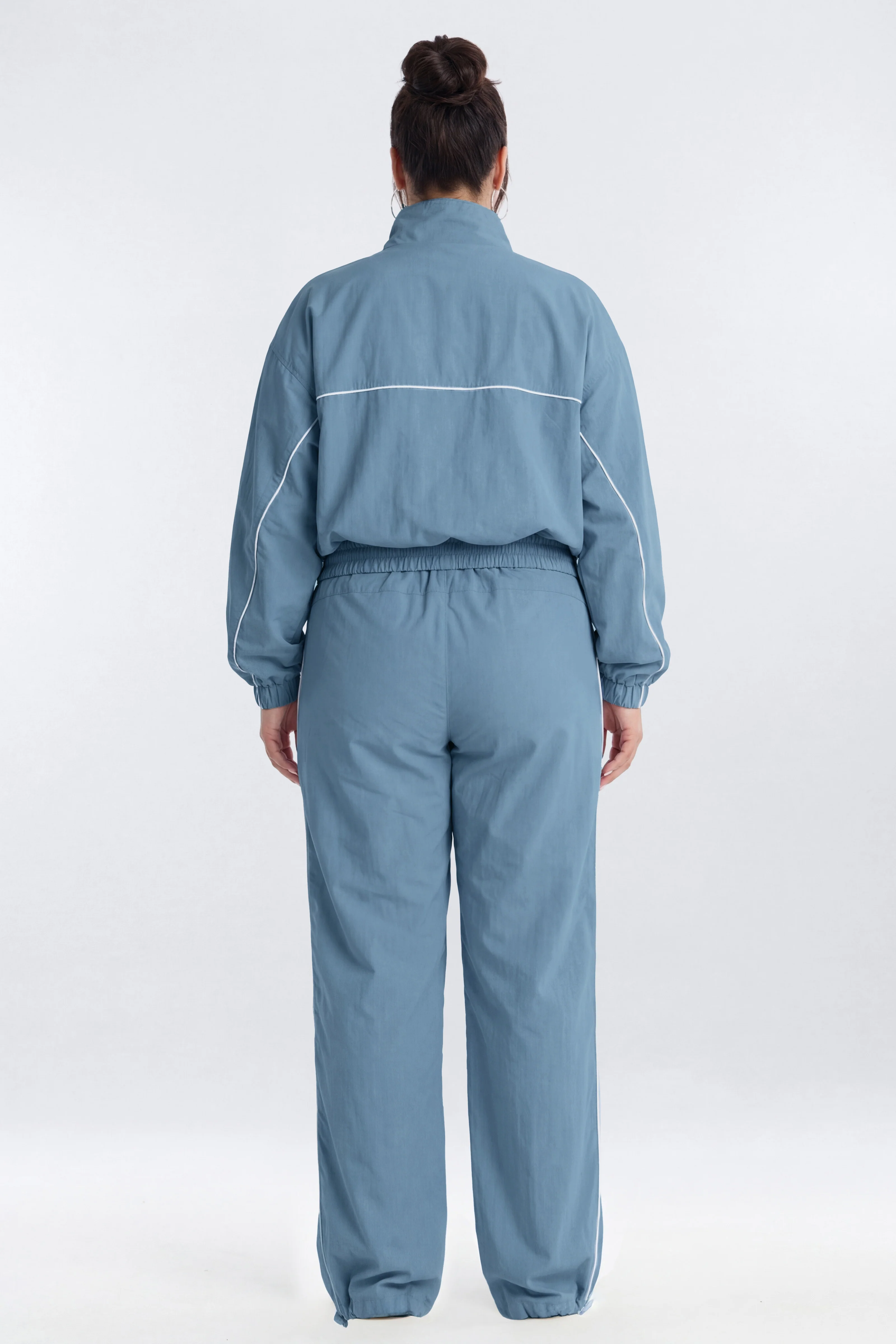 CoreNylon 32″ Pocket Track Pant - Soft Indigo - Image 9