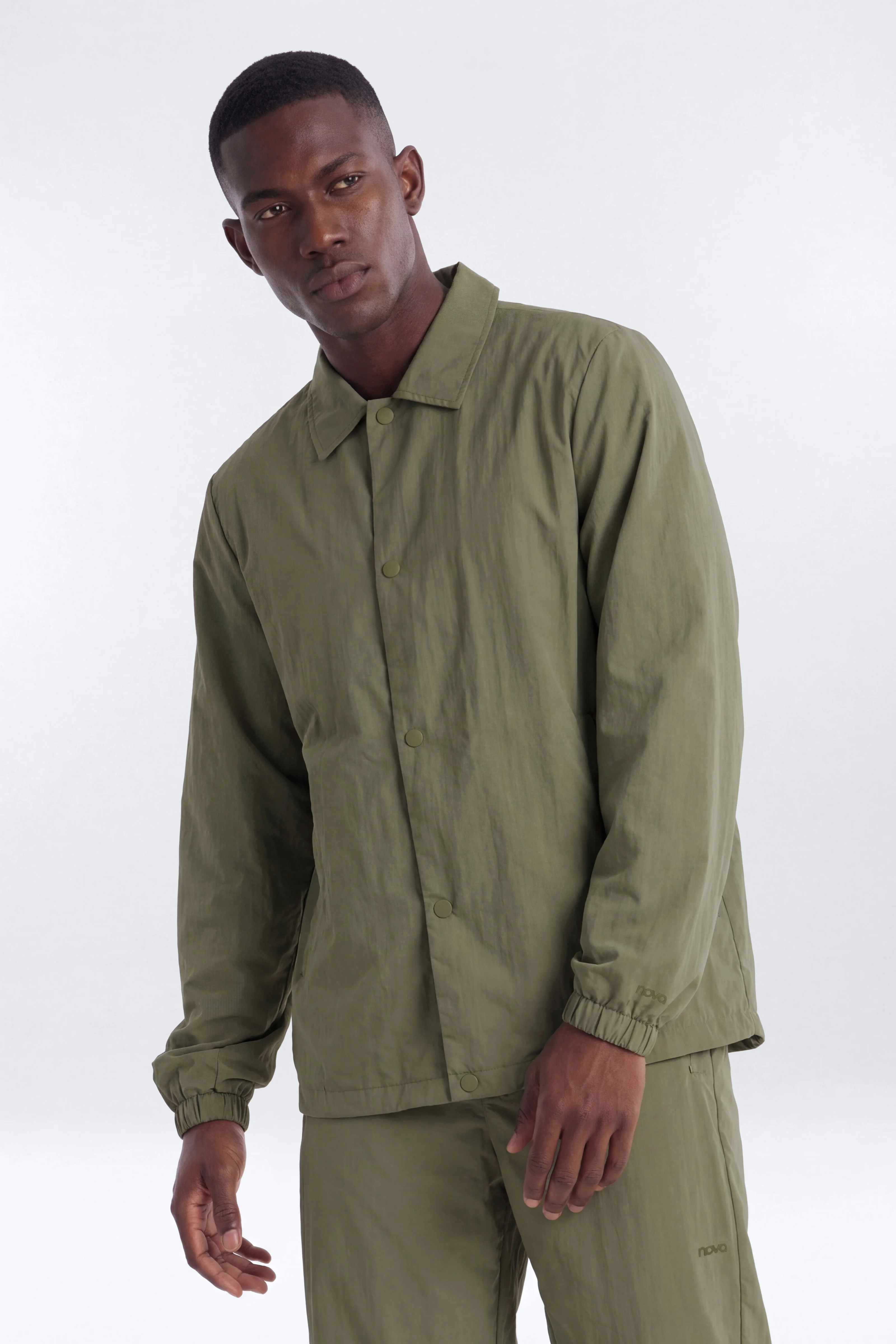CoreNylon Active Coach's Jacket - Moss - Image 2