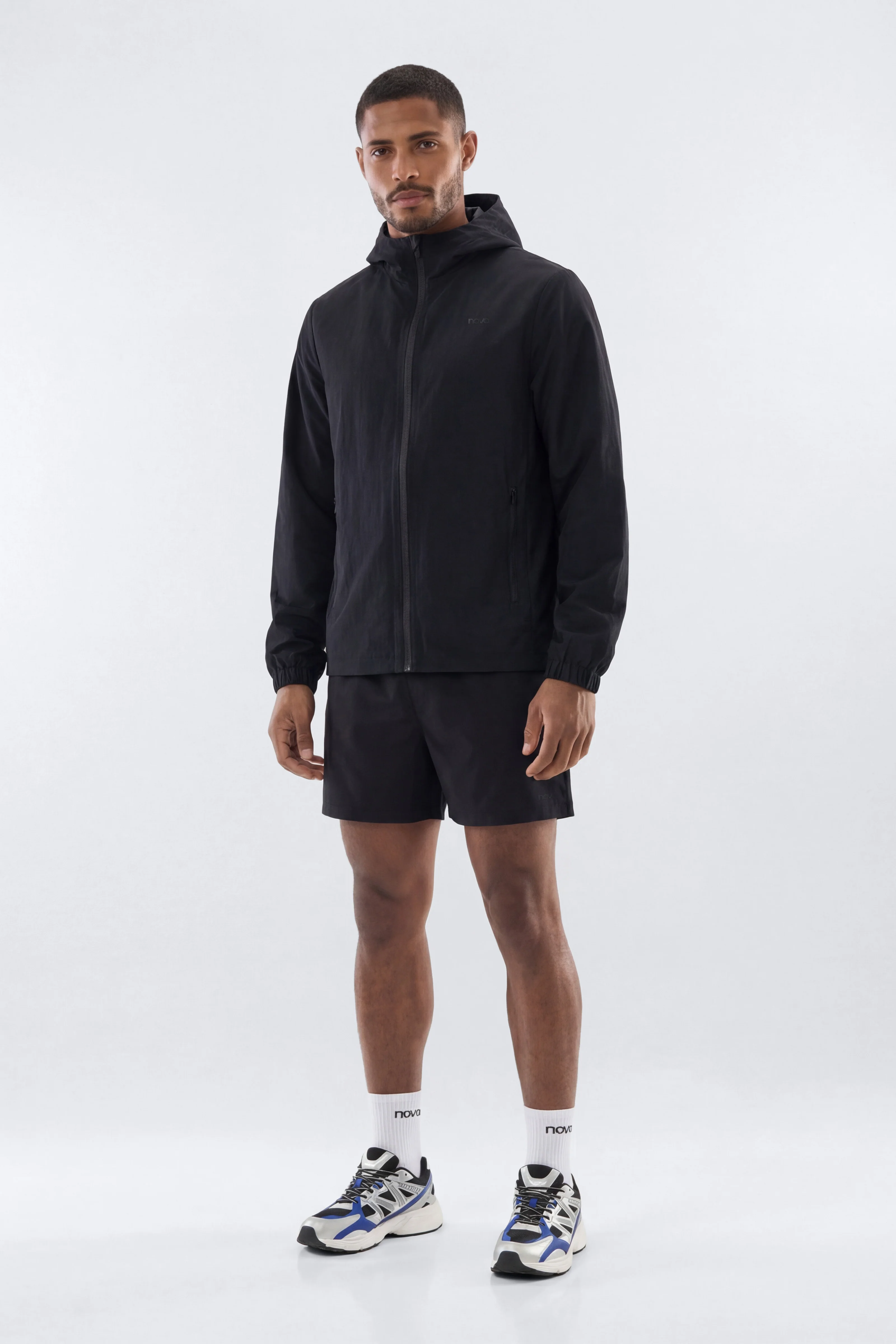 CoreNylon Hooded Full Zip Jacket - Black - Image 2