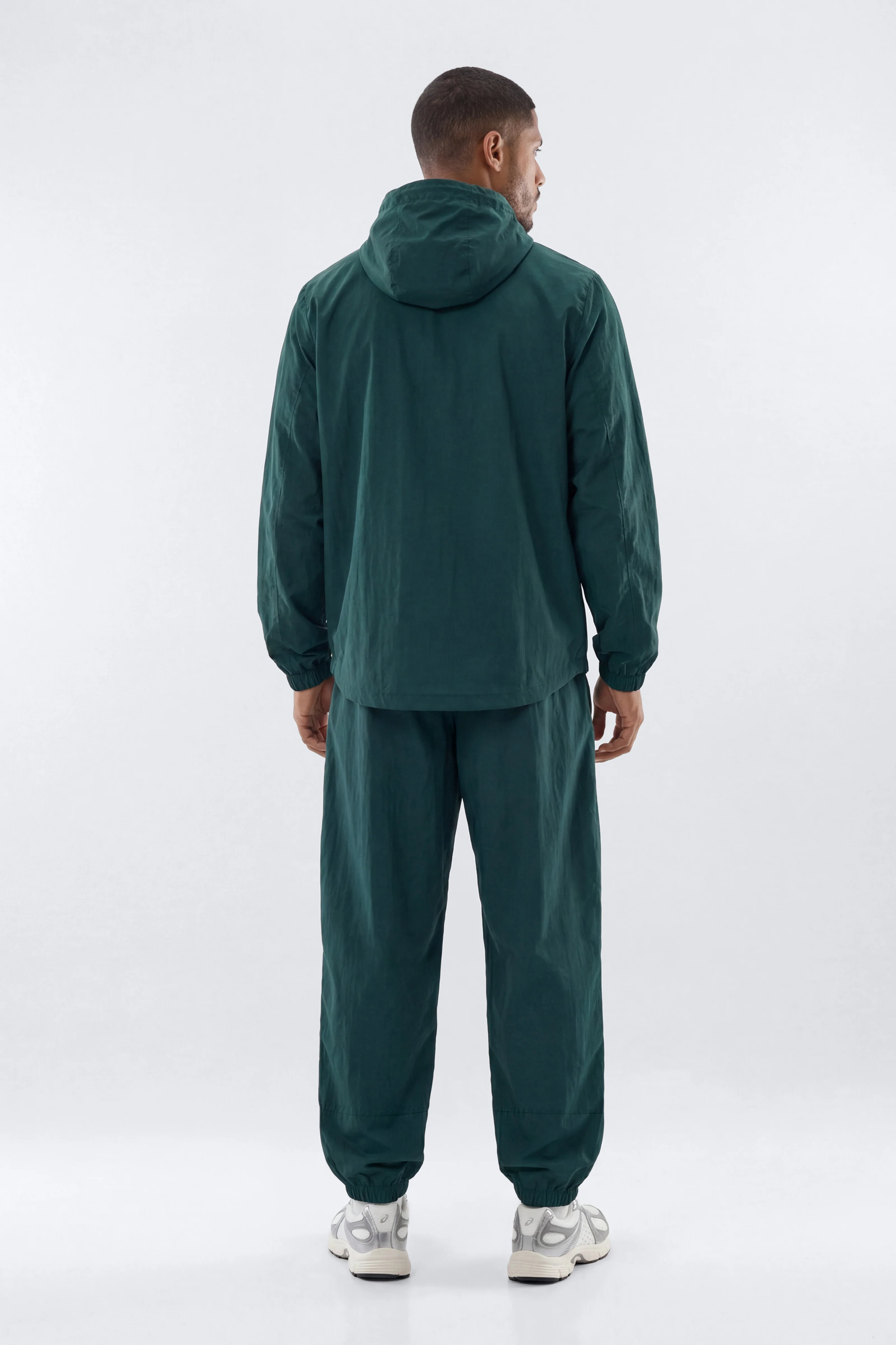 CoreNylon Hooded Full Zip Jacket - Hunter Green - Image 4