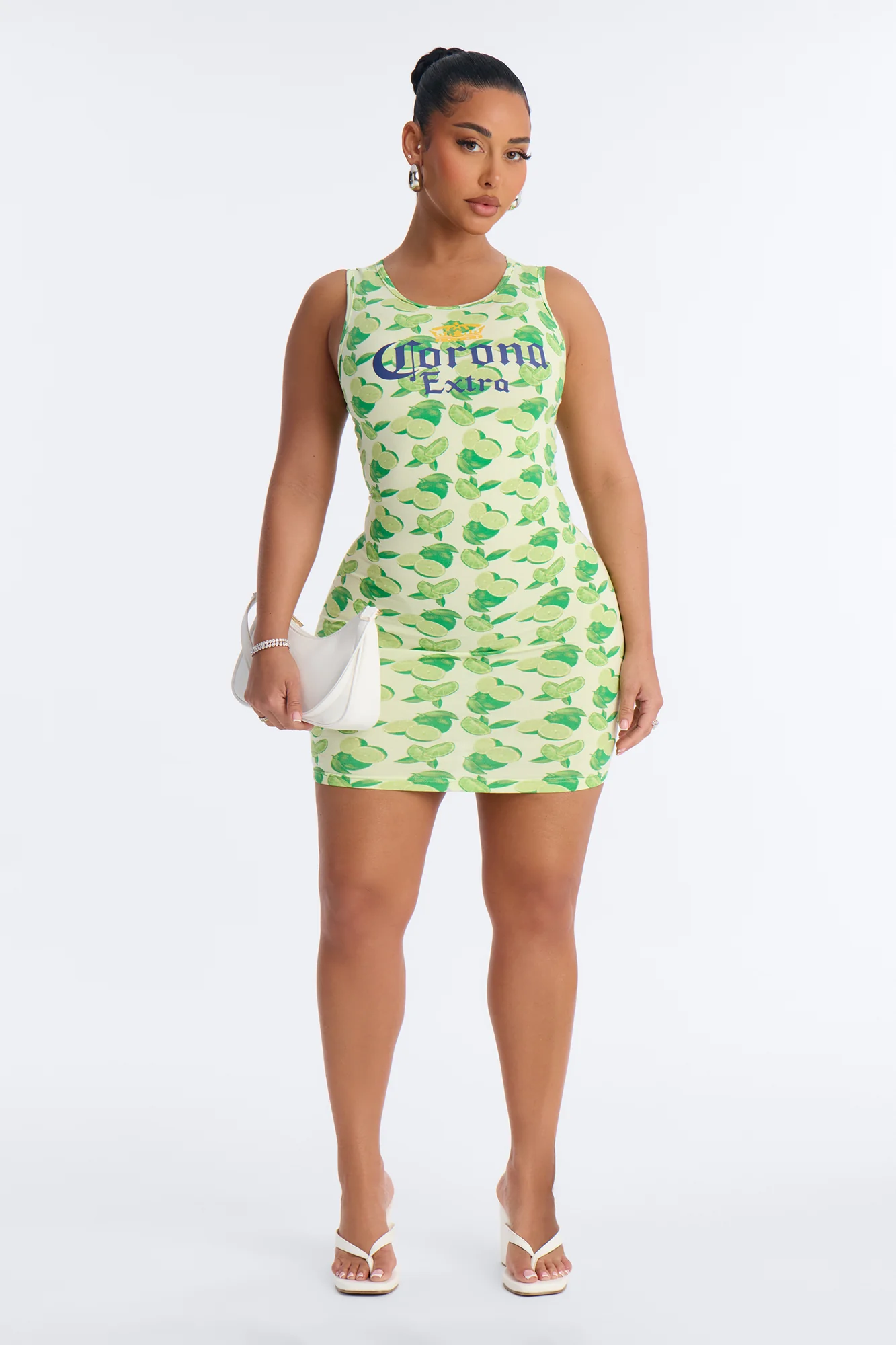 Corona Collection Lime Dress - Green - Image 2