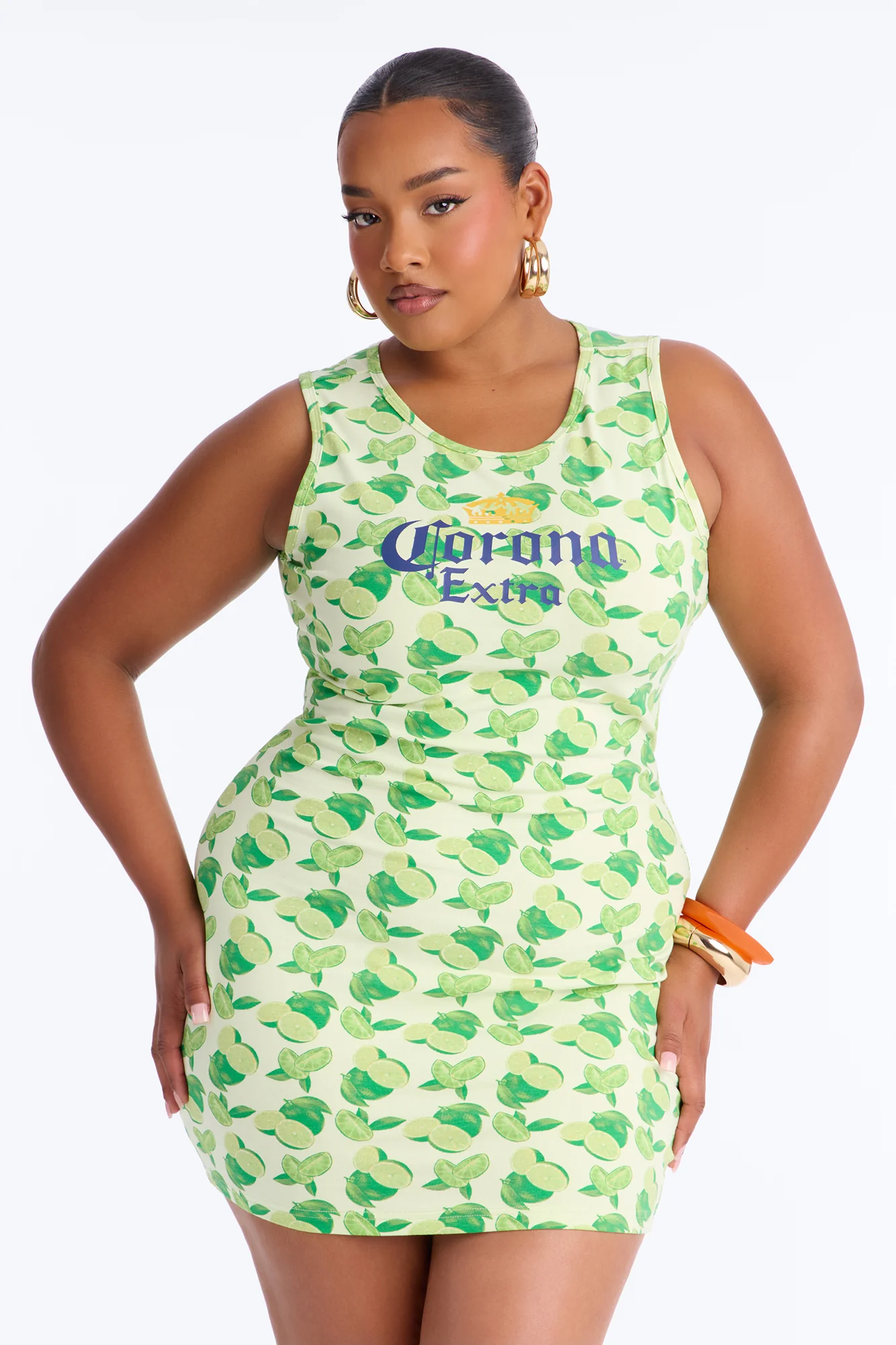 Corona Collection Lime Dress - Green - Image 6