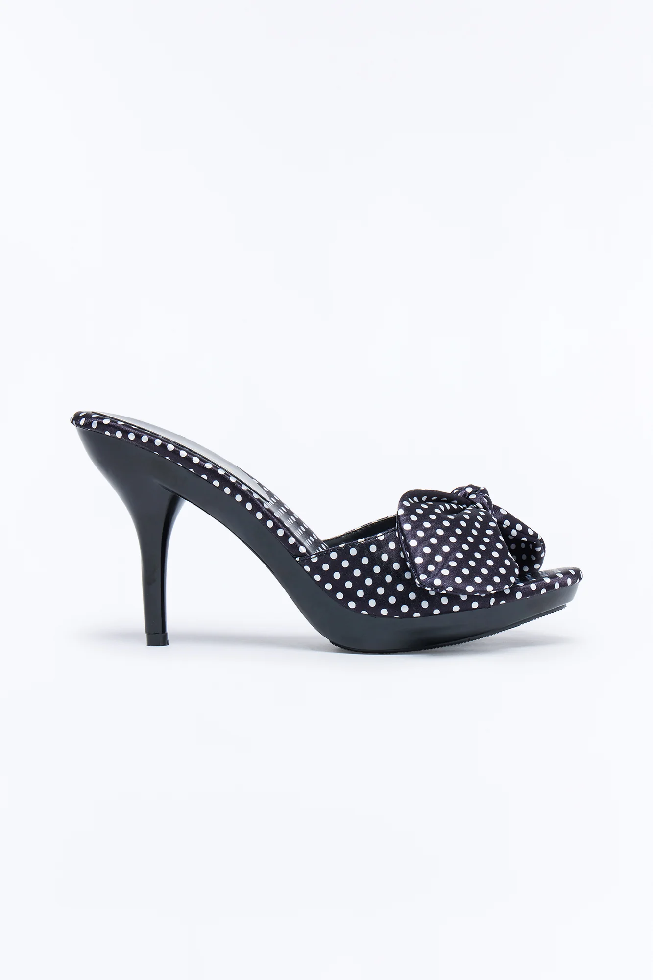 Cortado Bow Stiletto Heels - Black/White