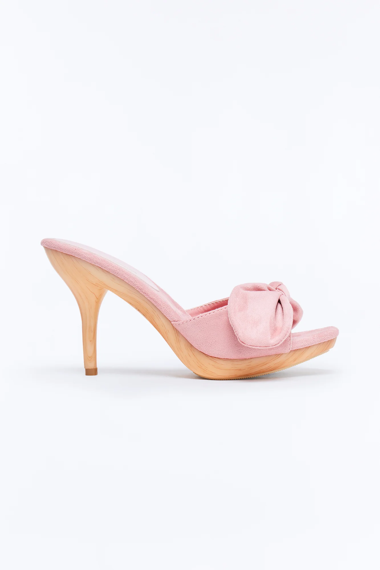 Cortado Bow Stiletto Heels - Pink