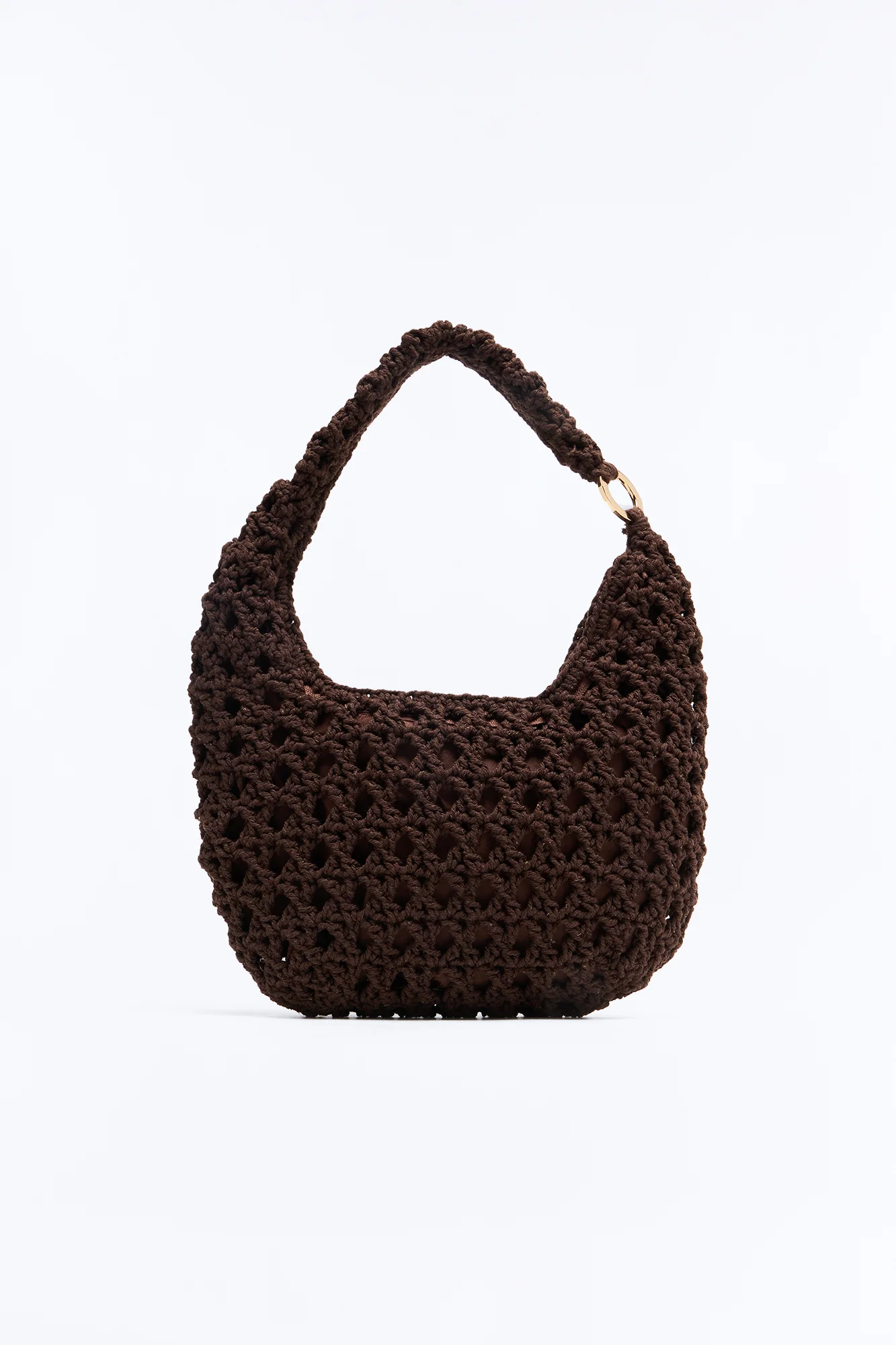 Costa Brava Crochet Bag - Brown