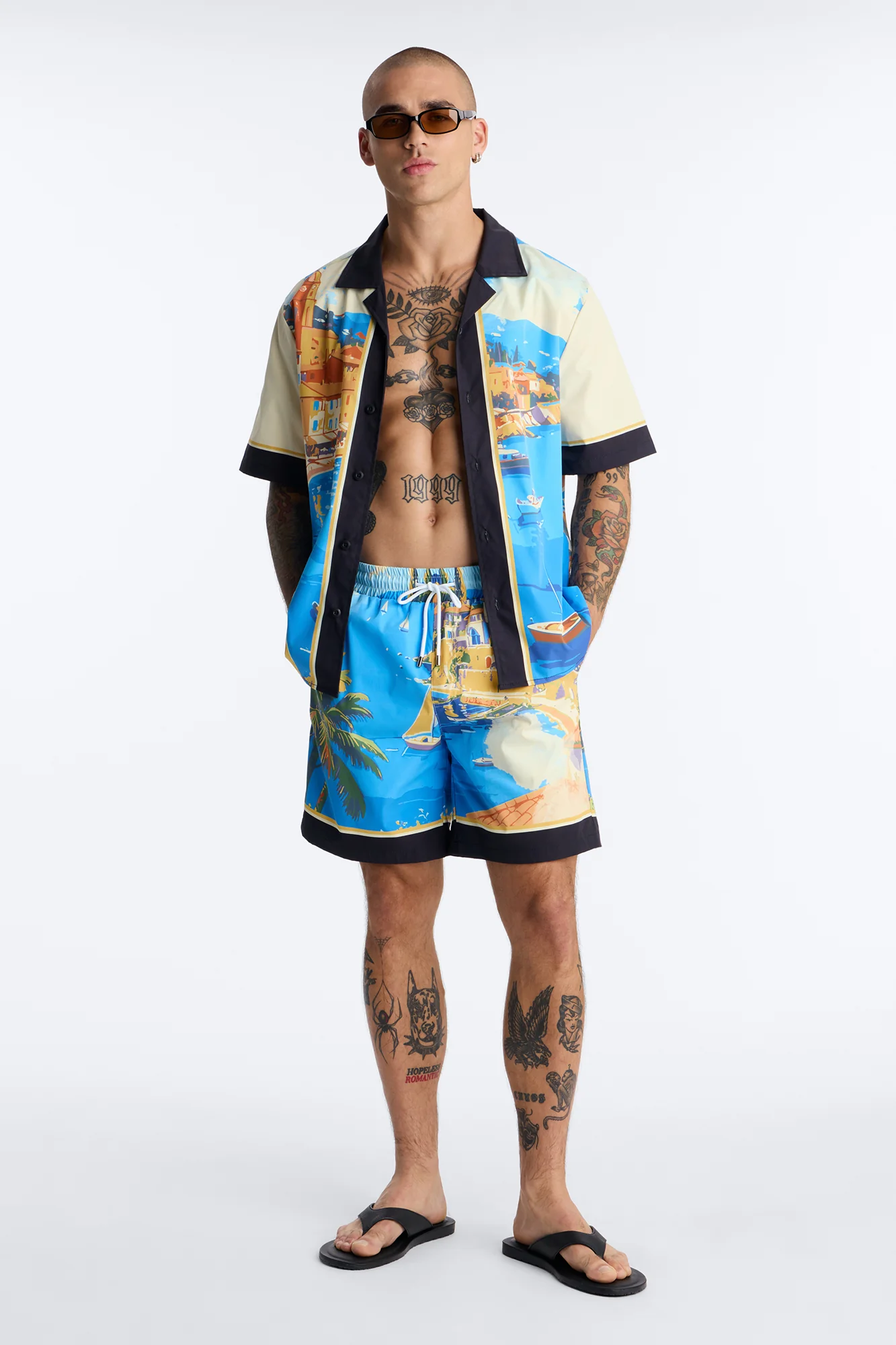 Costa Naples Swim Trunk 7″ - Multi Color - Image 2