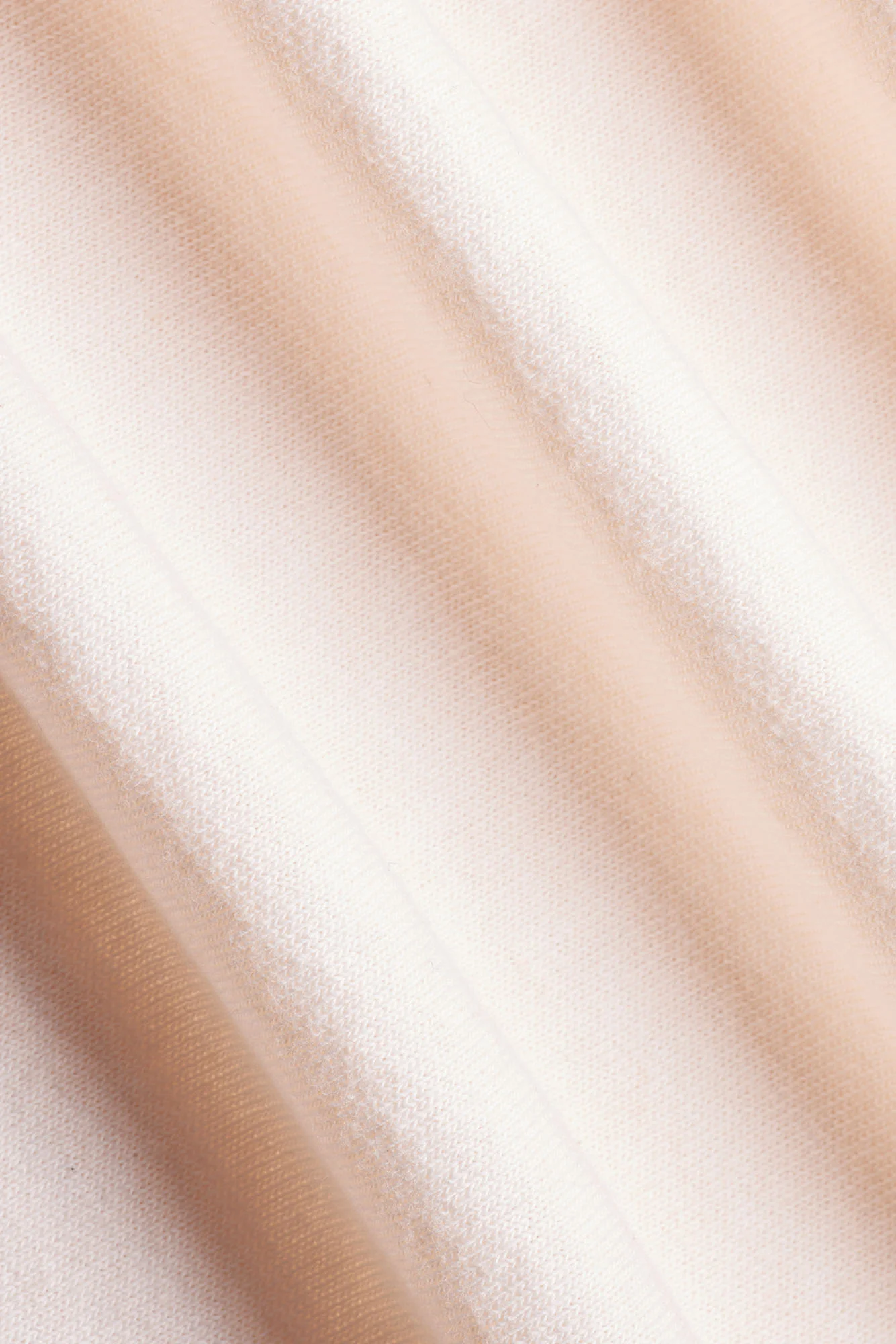 Cotton Jersey Off Shoulder Long Sleeve Crop Top - Oat Milk - Image 4