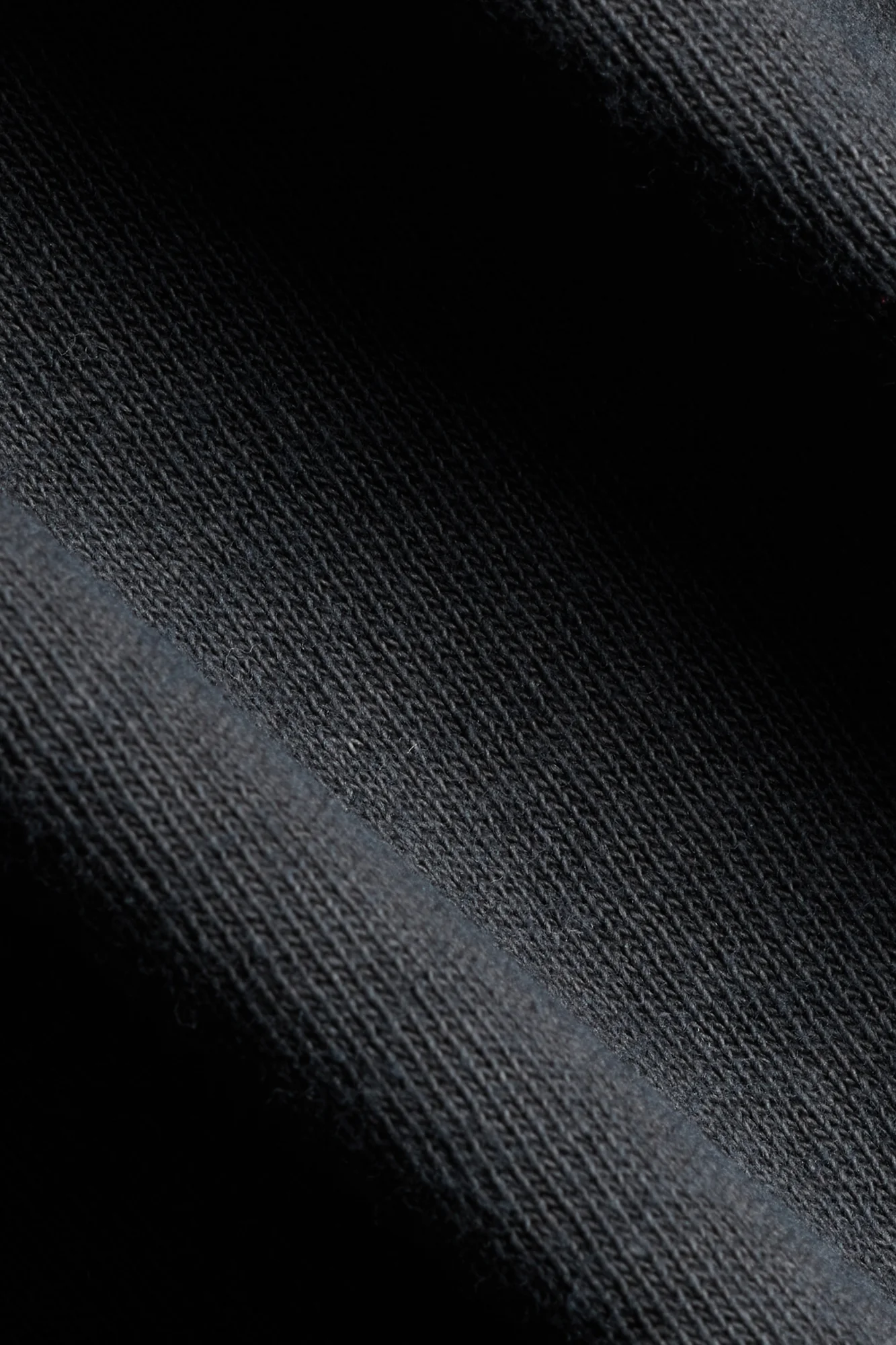 Cotton Jersey Oversized Stitched Short Sleeve Top - Charcoal - Image 5