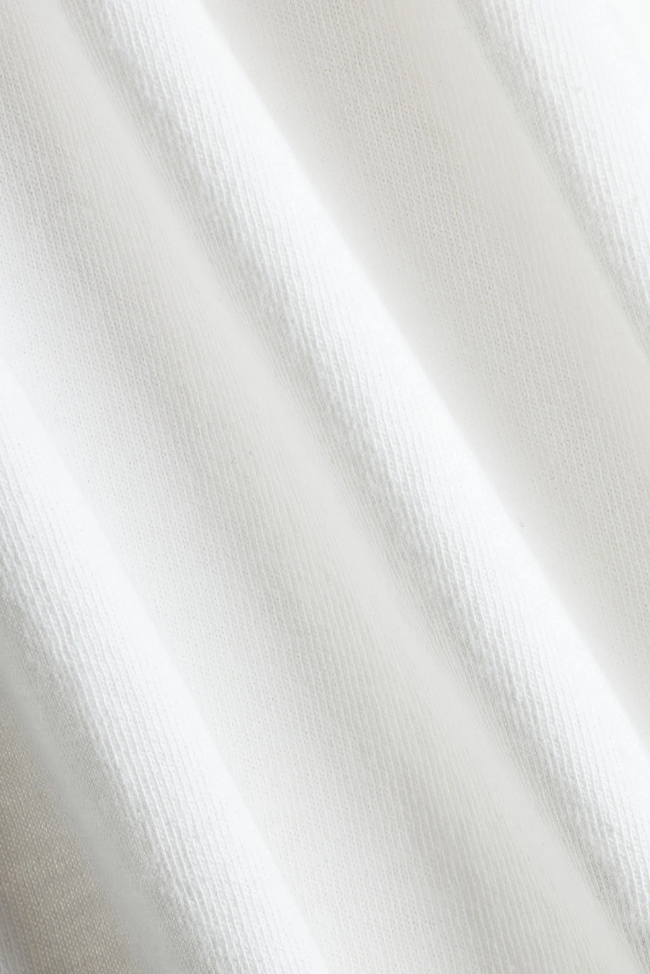 Cotton Jersey Short Sleeve T Shirt - Bright White - Image 4