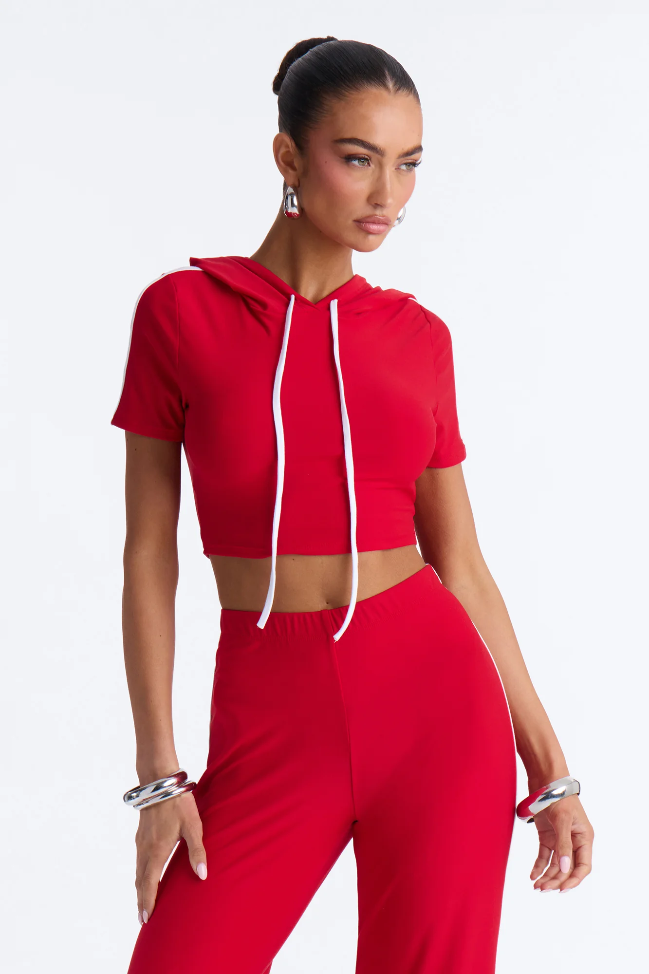 Courtside Crush Pant Set - Red - Image 2