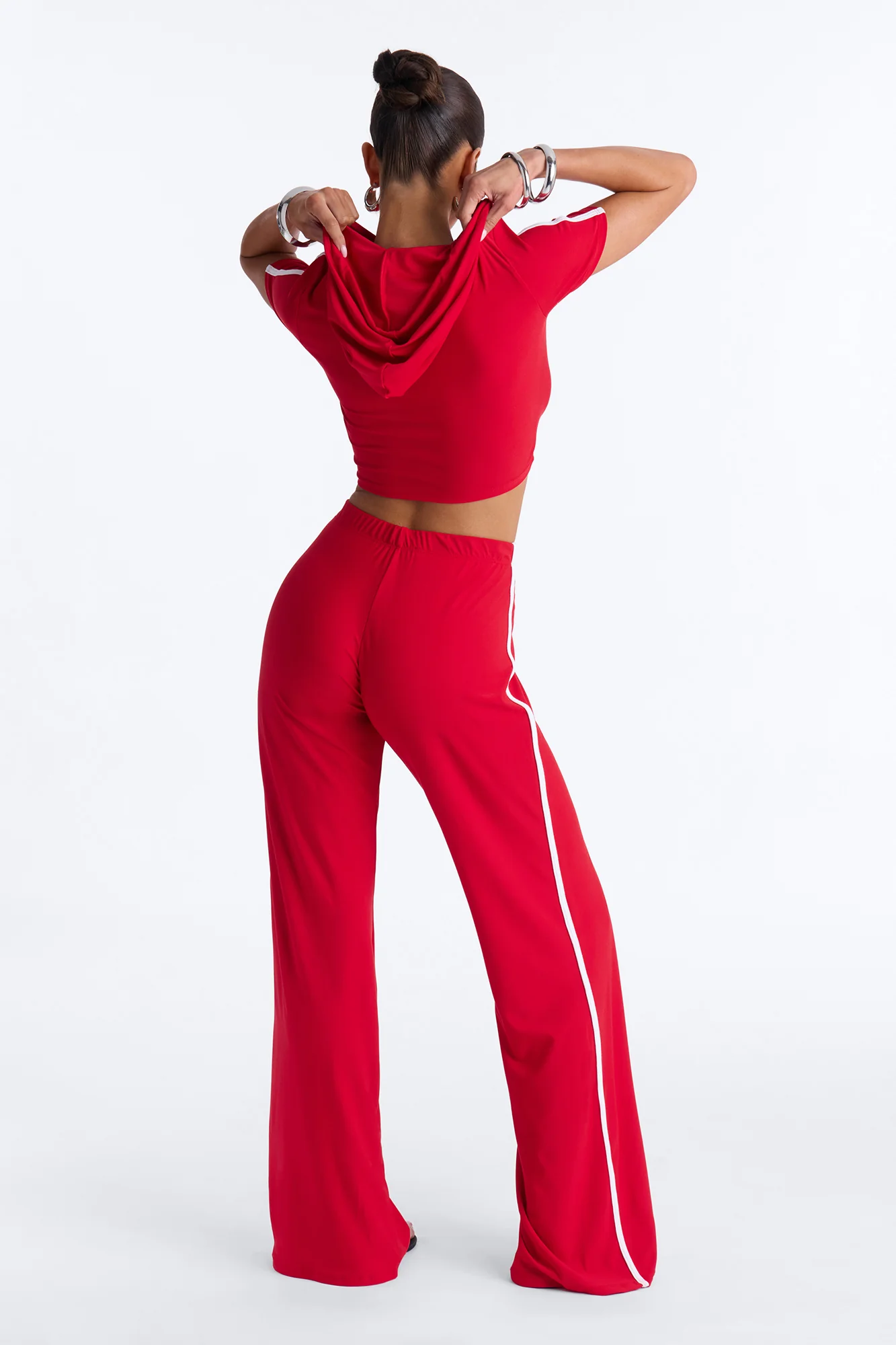 Courtside Crush Pant Set - Red - Image 4