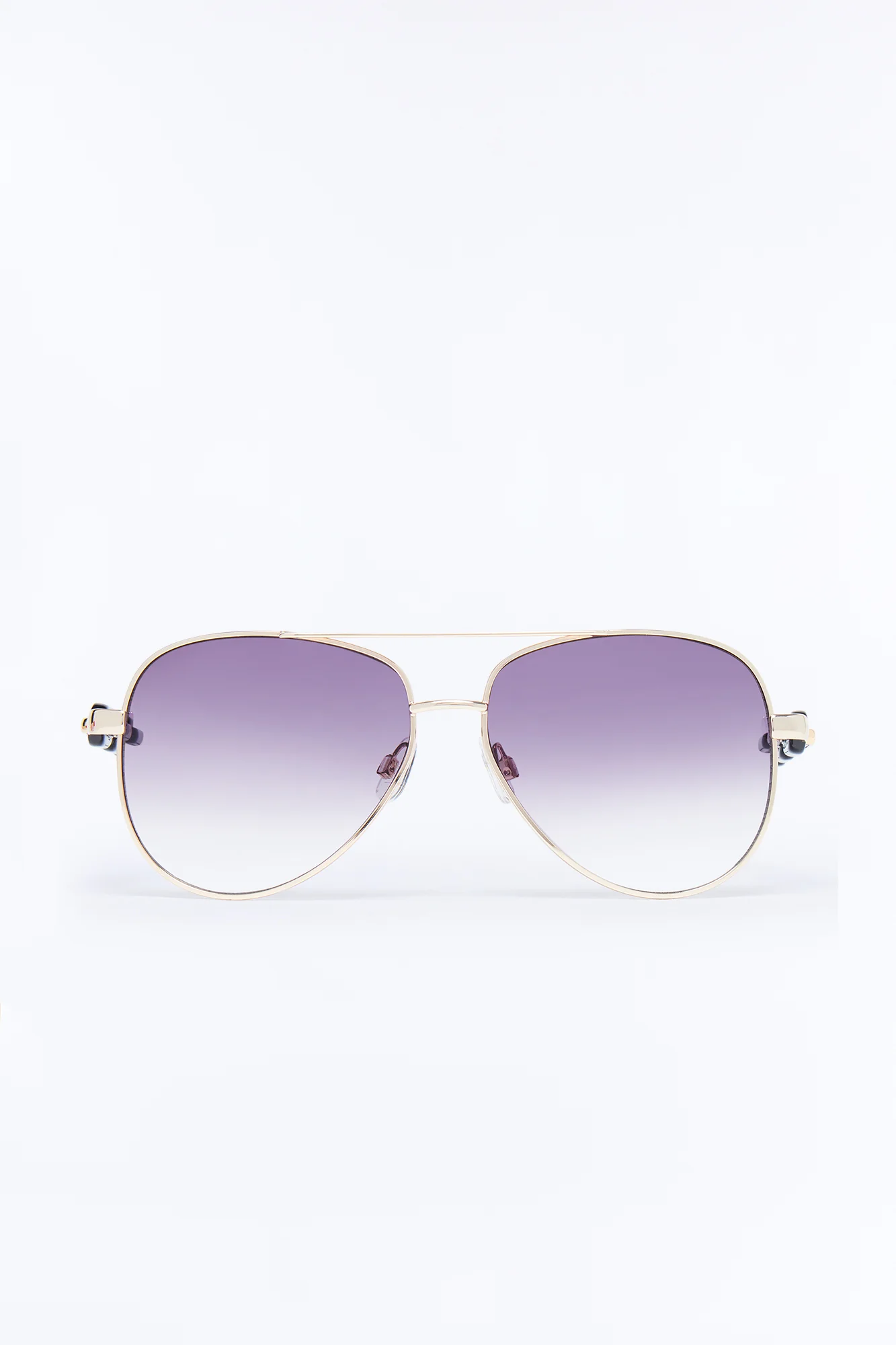 Courtyard Cutie Sunglasses - Black/Gold - Image 3