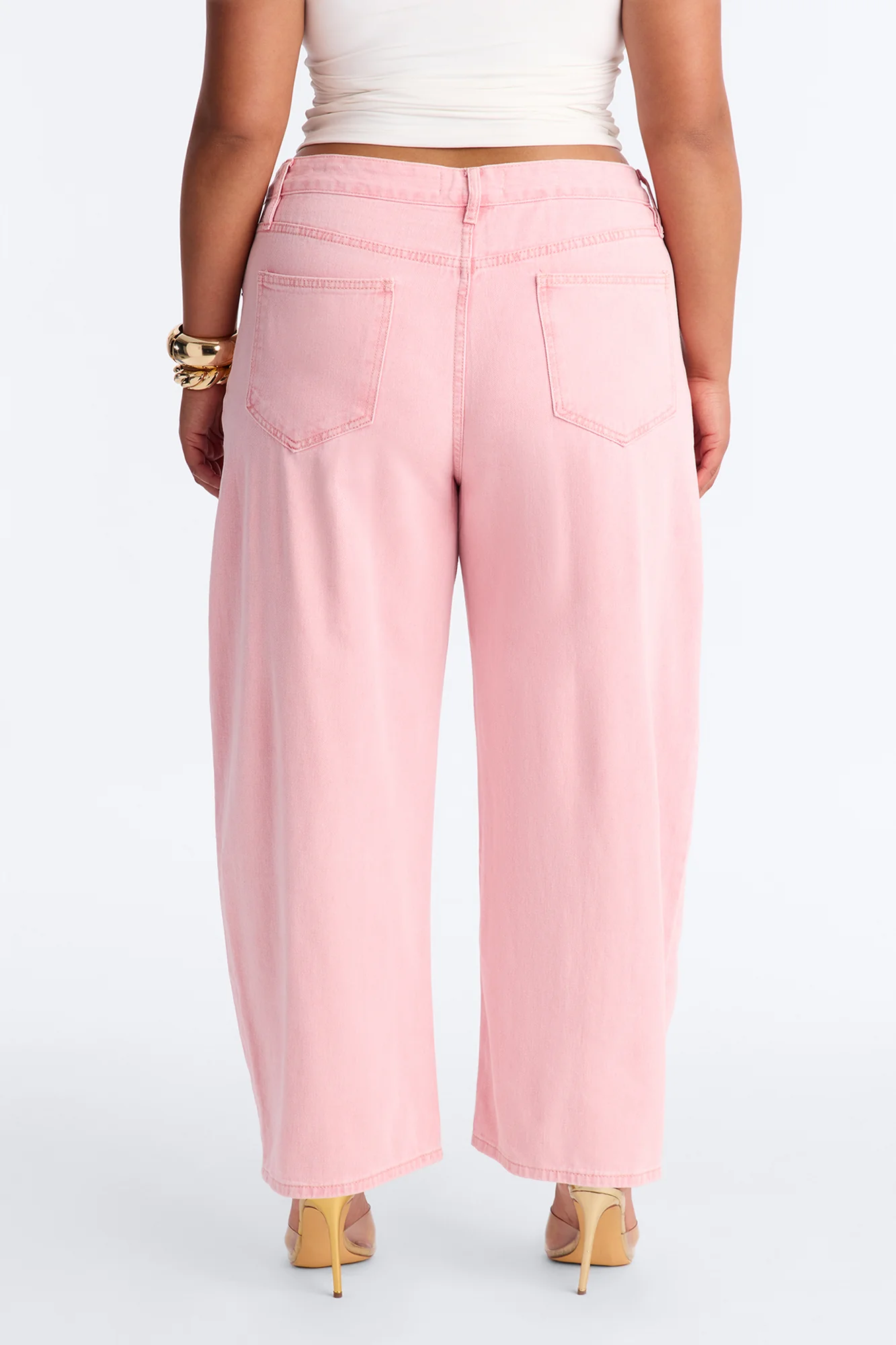 Coven Mineral Wash Barrel Leg Pant - Pink - Image 7