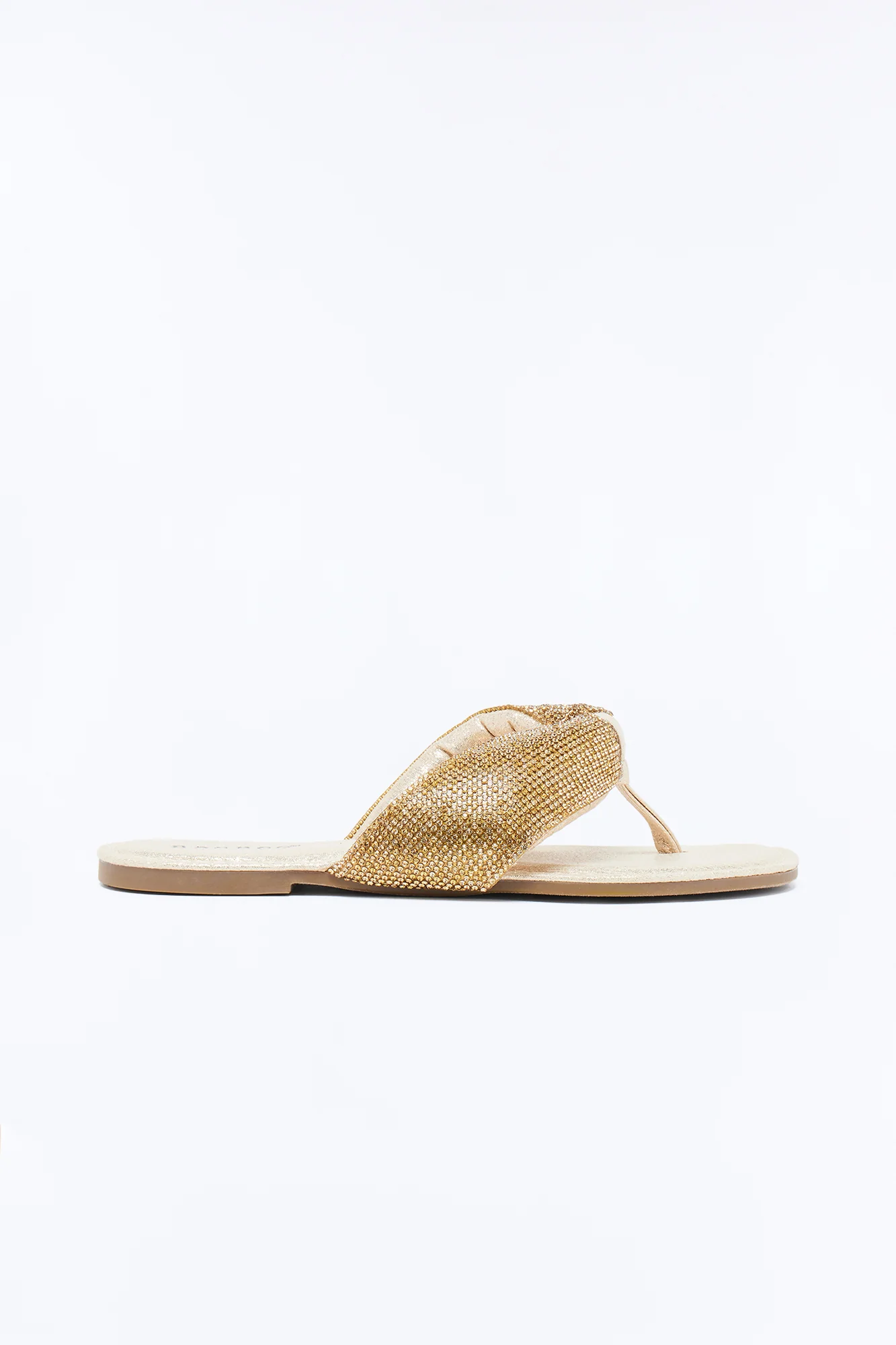 Cover Girl Flip Flops - Gold