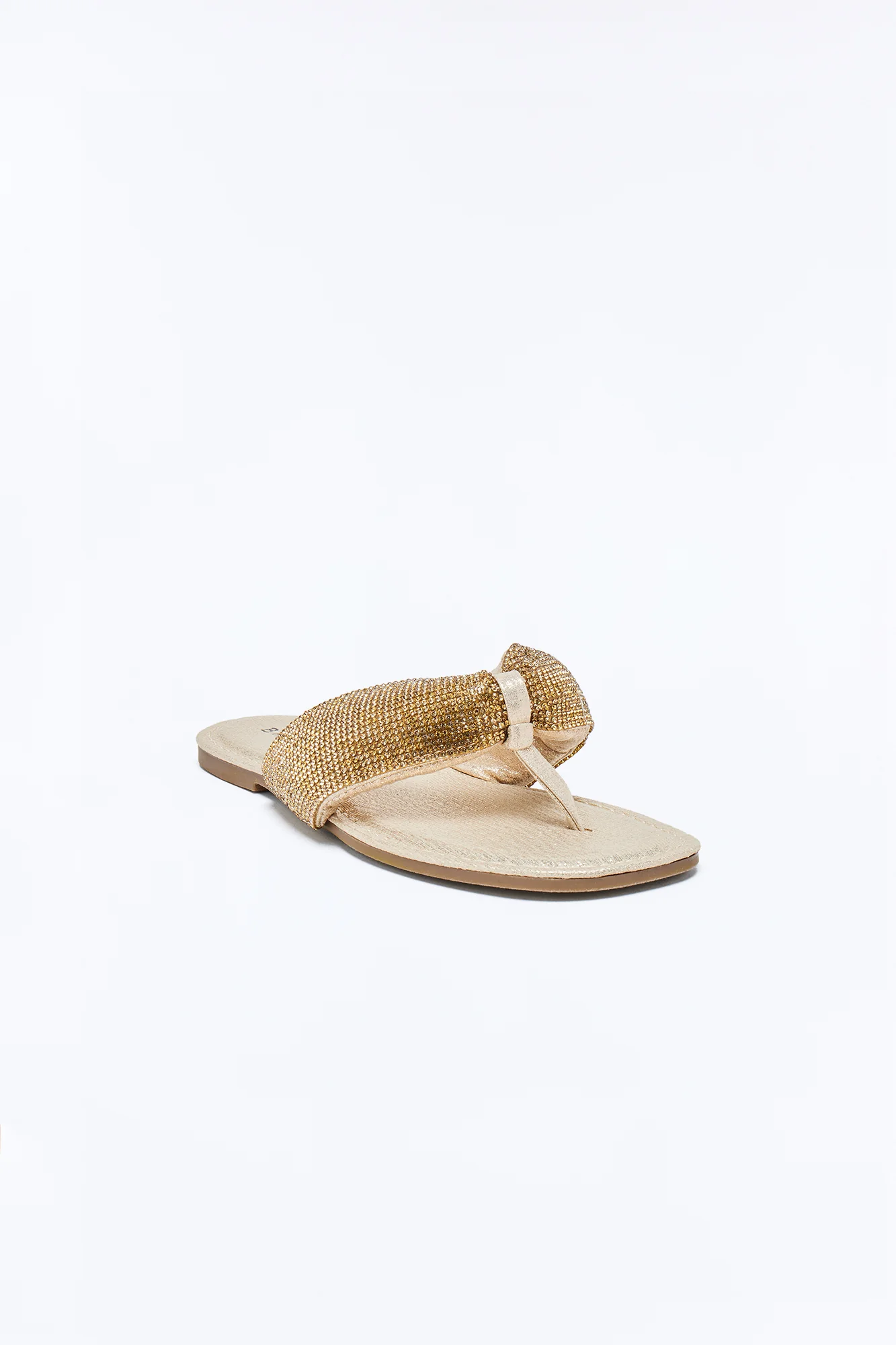 Cover Girl Flip Flops - Gold - Image 2