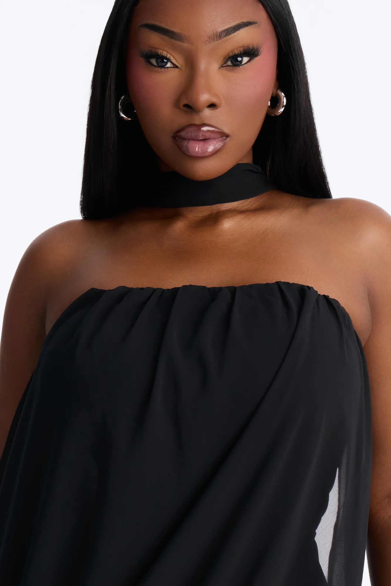 Cramen Scarf Capri Jumpsuit - Black - Image 7
