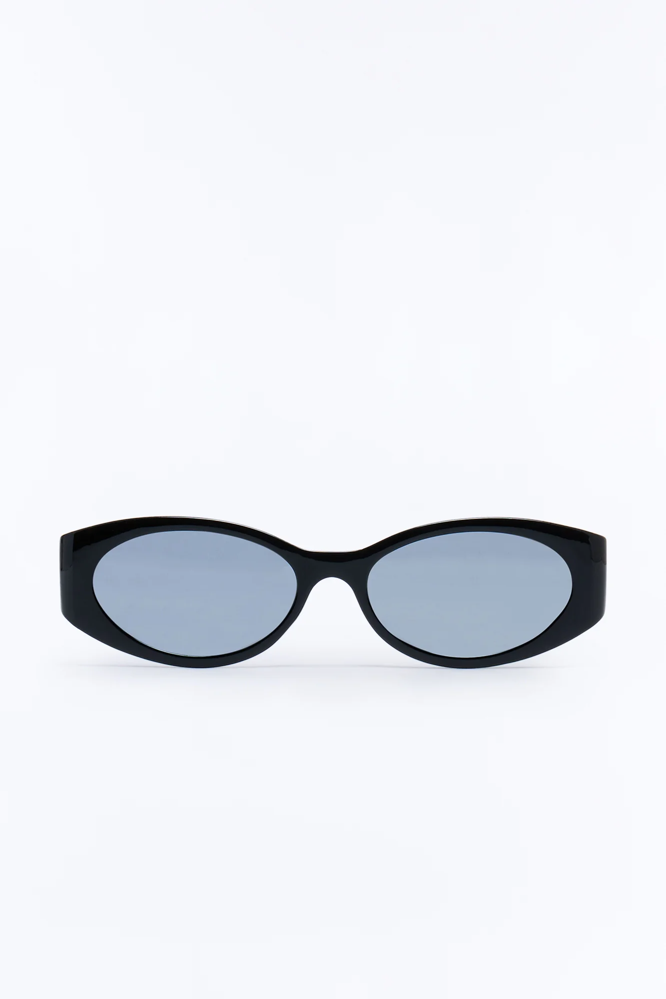Crescent Moon Glow Sunglasses - Black - Image 3