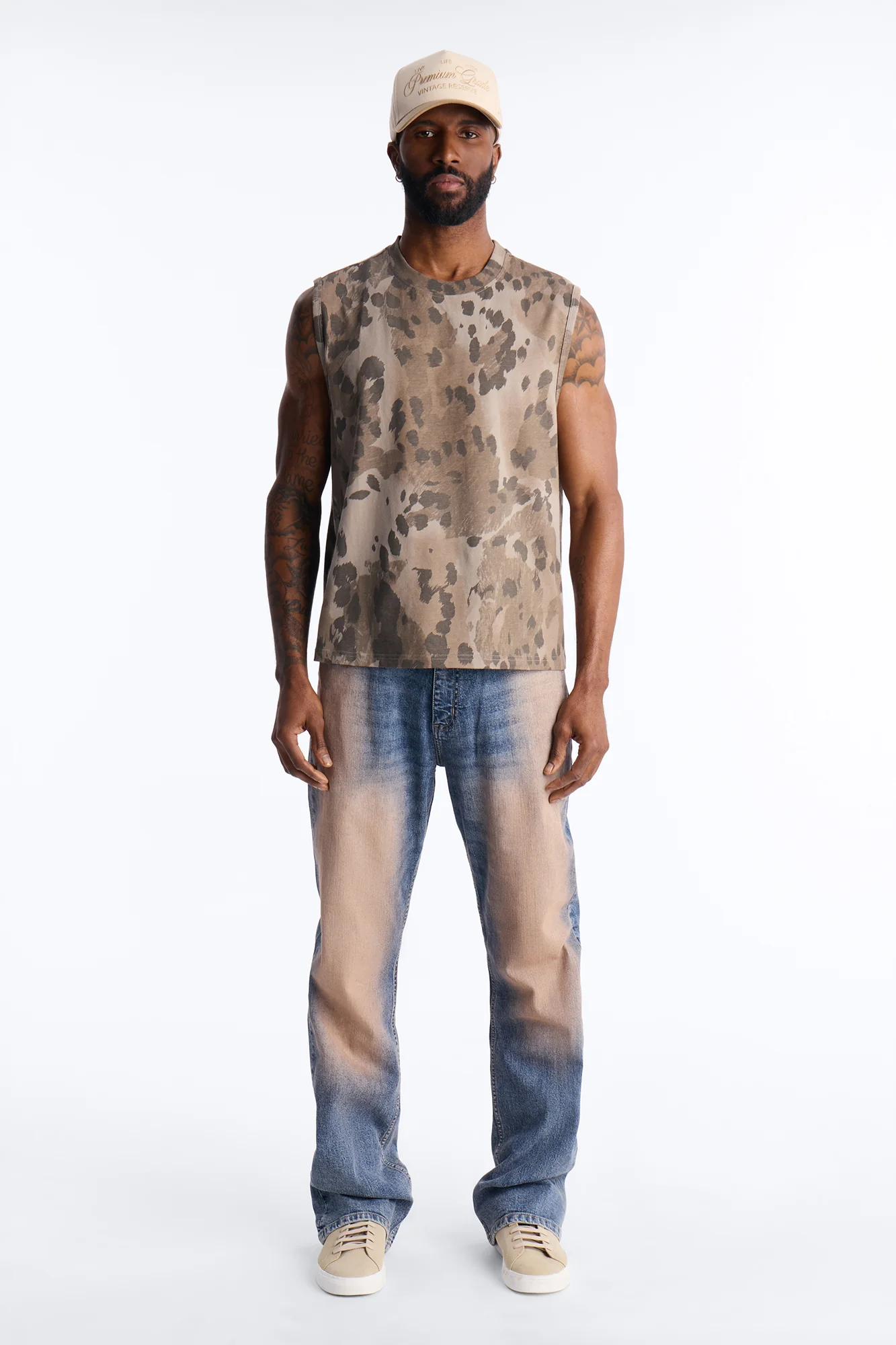 Cropped Muscle Tee - Grey - Image 2