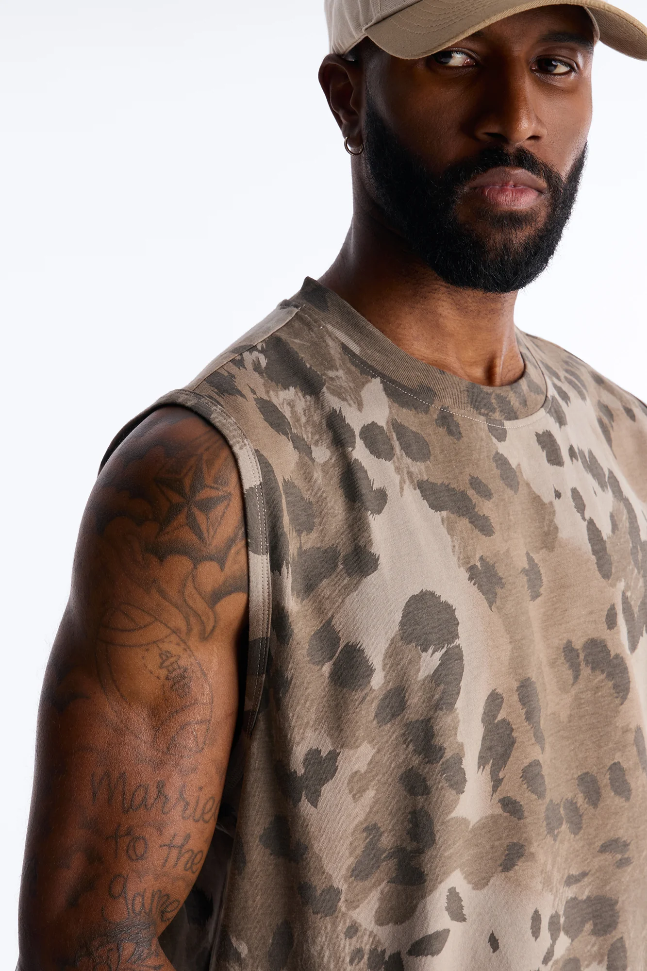 Cropped Muscle Tee - Grey - Image 3