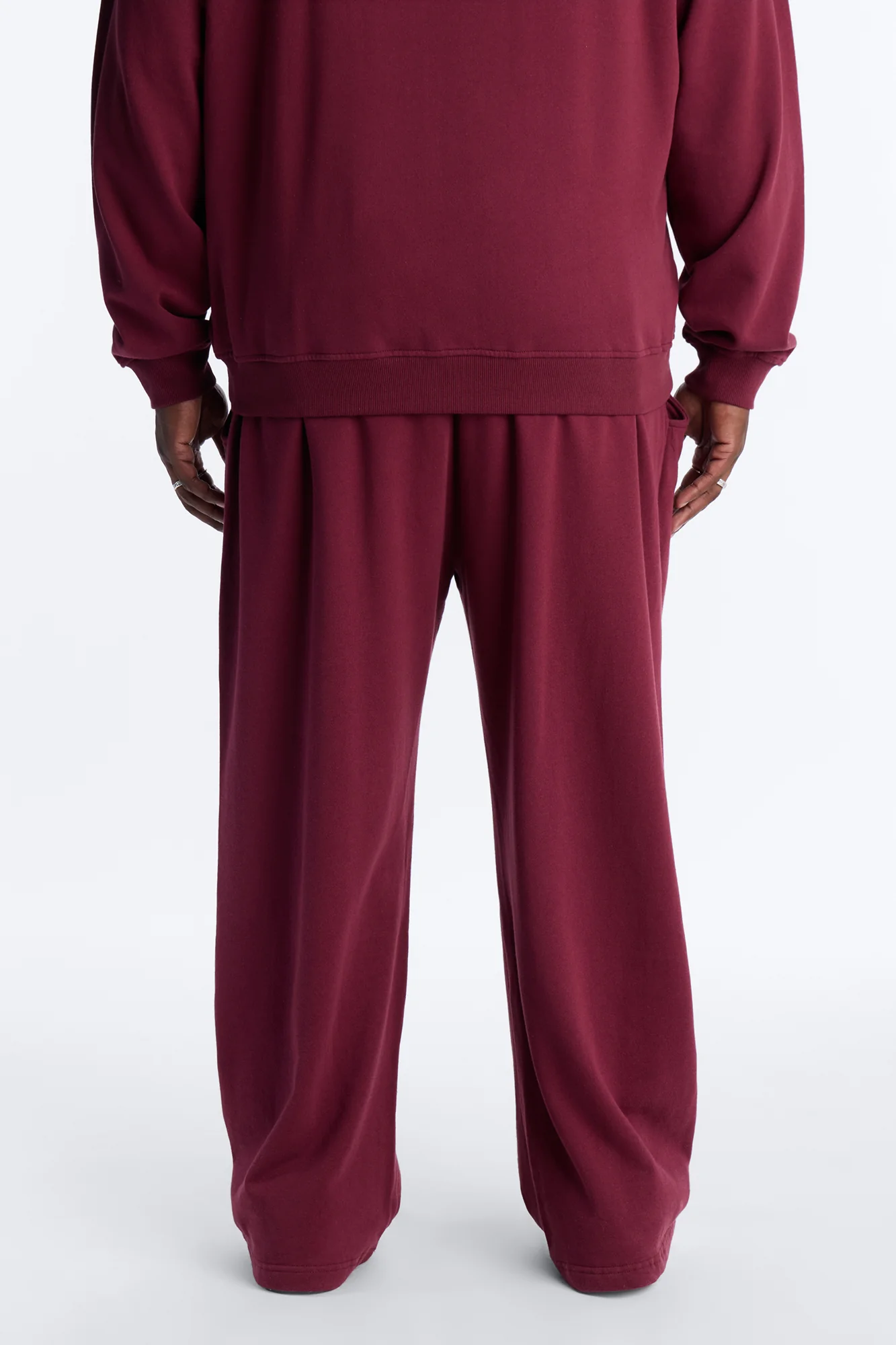 Cross Patch Sweatpants - Burgundy - Image 10
