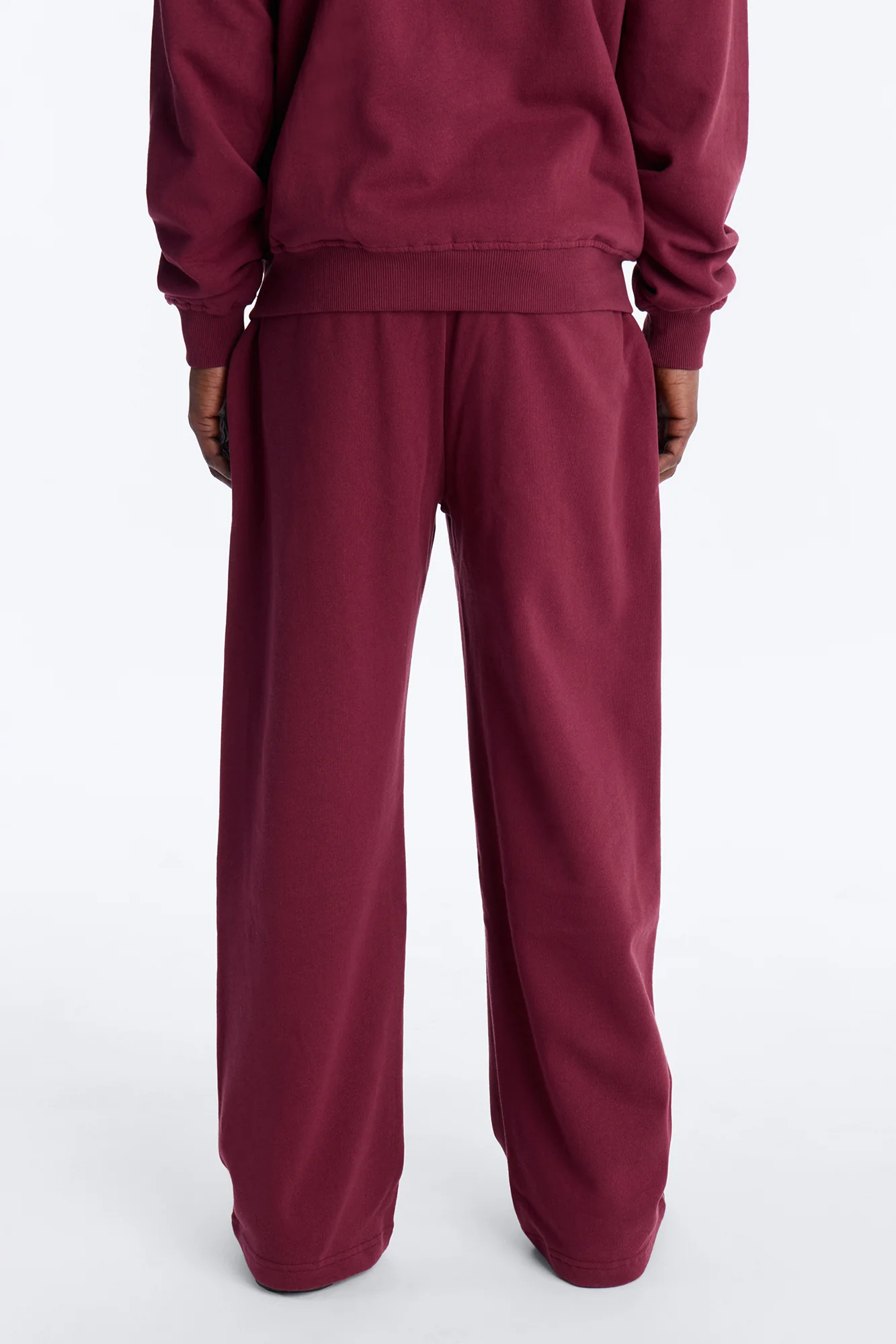 Cross Patch Sweatpants - Burgundy - Image 5
