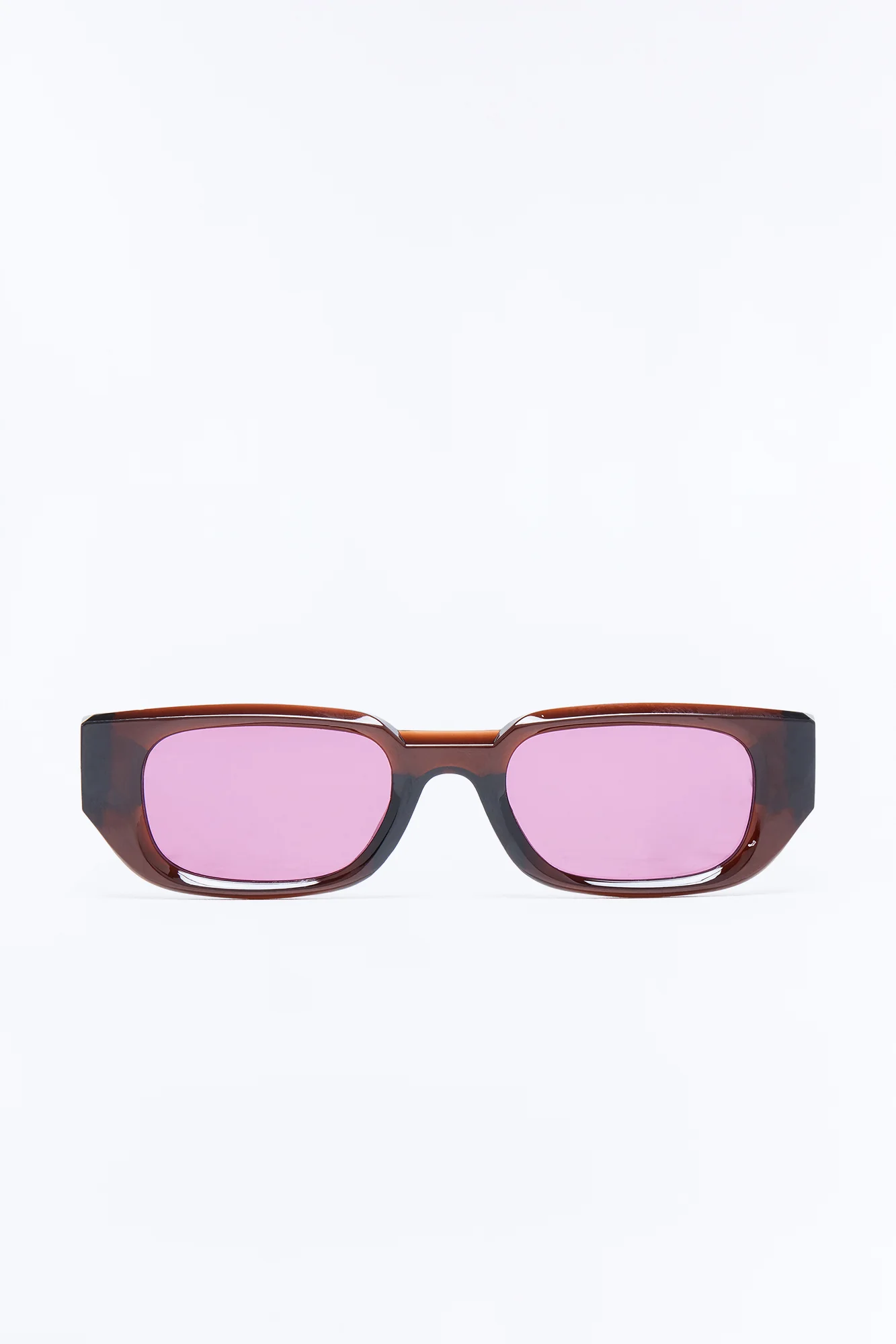 Crossing Lines Sunglasses - Burgundy - Image 3