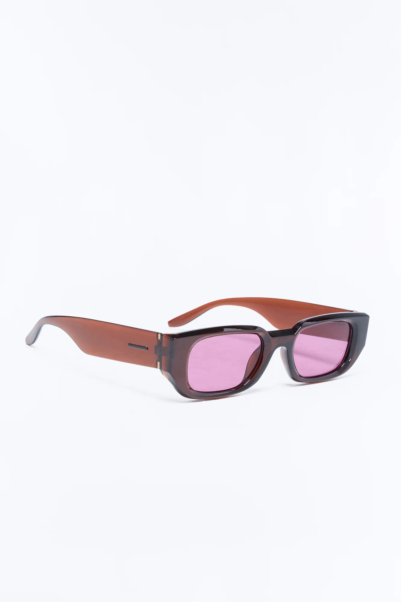 Crossing Lines Sunglasses - Burgundy - Image 4