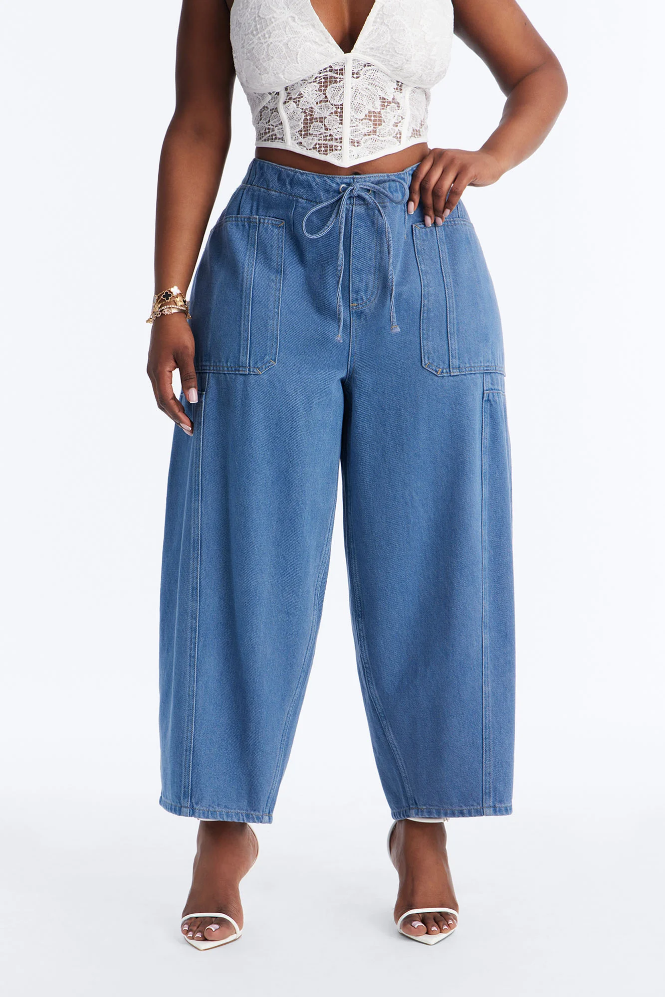 Cruise By Twill Barrel Pant 30″ - Navy - Image 5