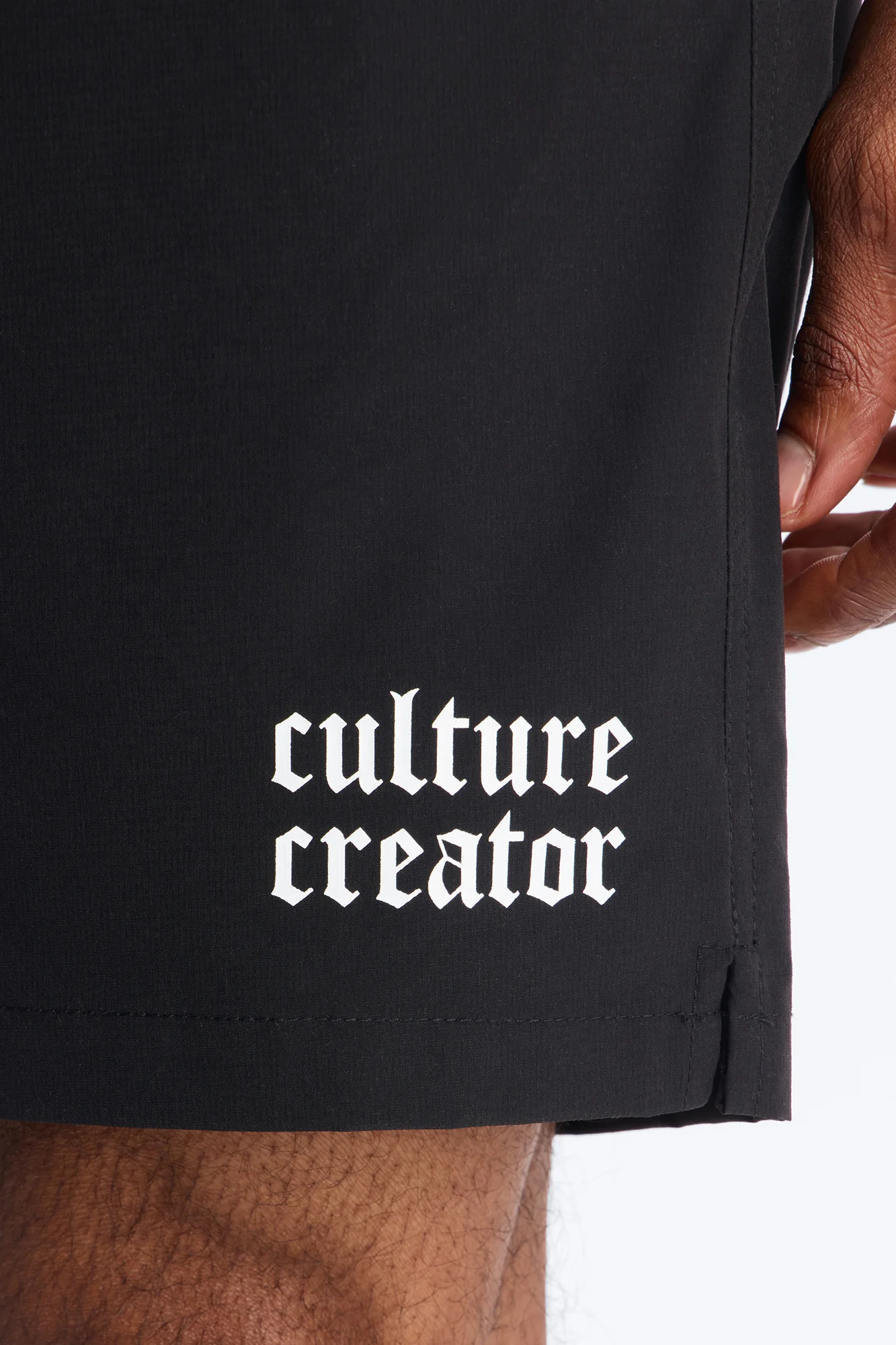 Culture Creator Double Drawstring Short - Black - Image 4