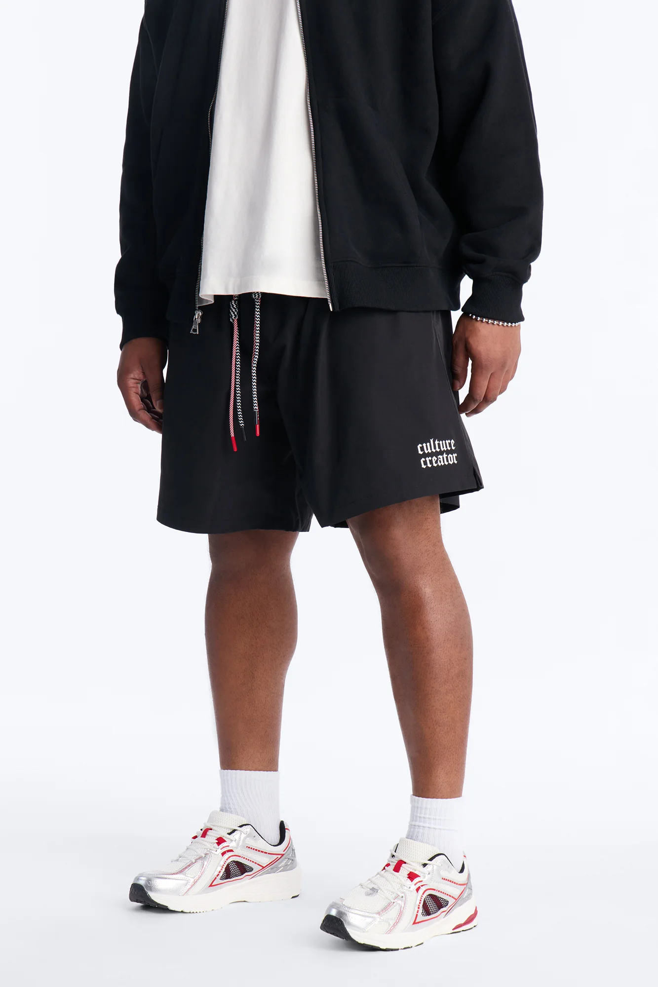 Culture Creator Double Drawstring Short - Black - Image 6