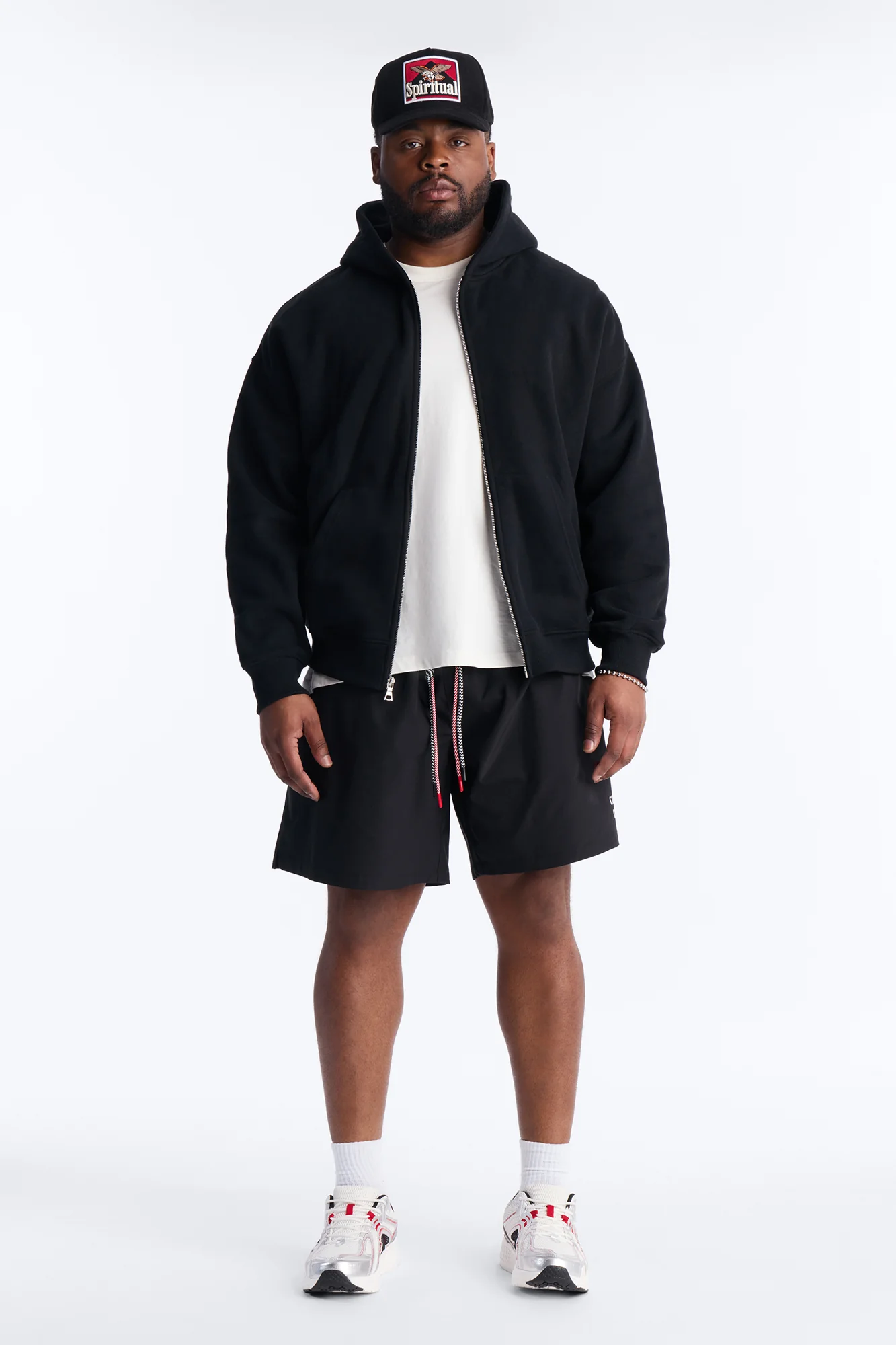 Culture Creator Double Drawstring Short - Black - Image 7