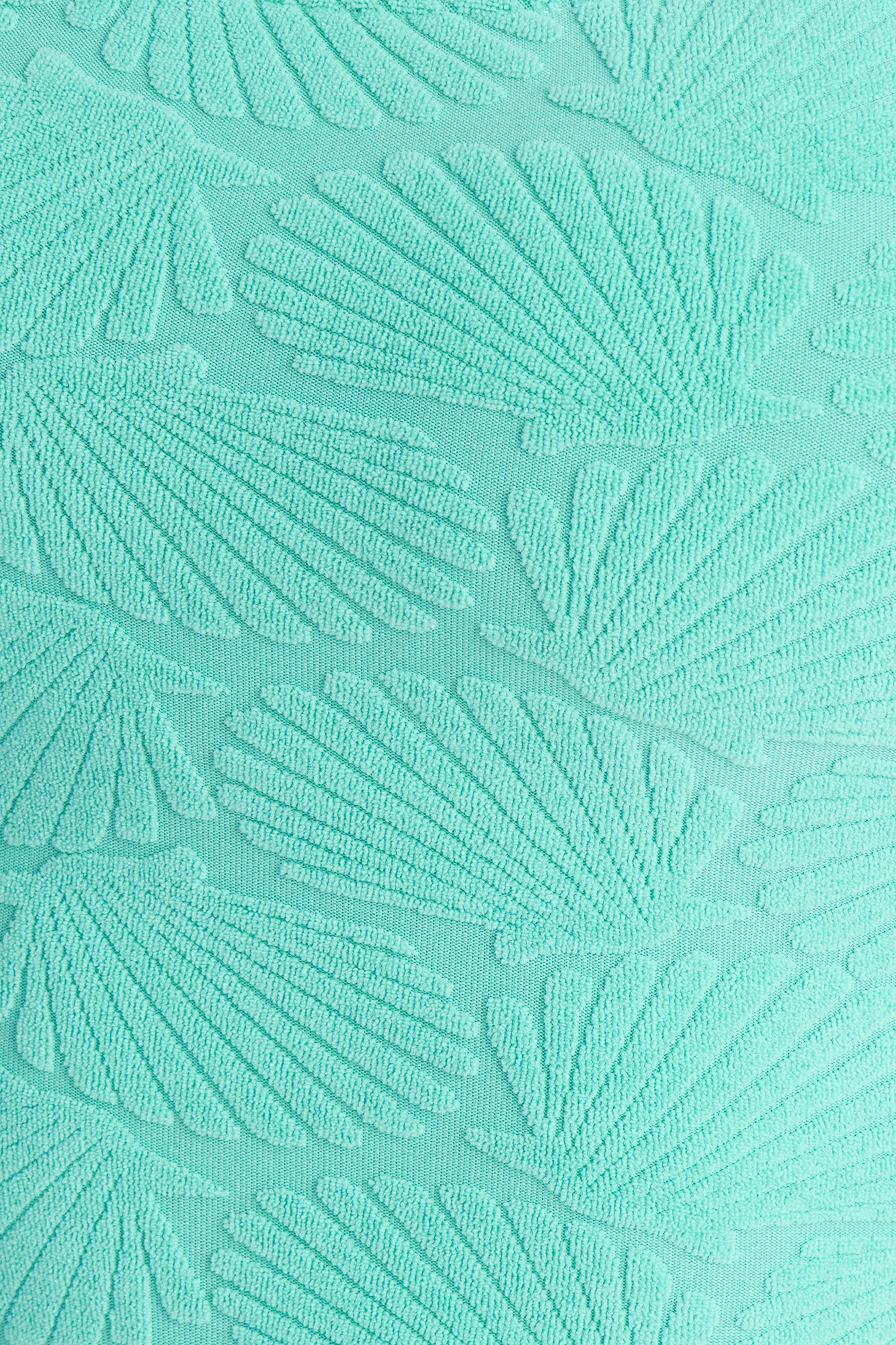 Danielle Terry Cloth 3 Piece Swim Short Set - Mint - Image 3