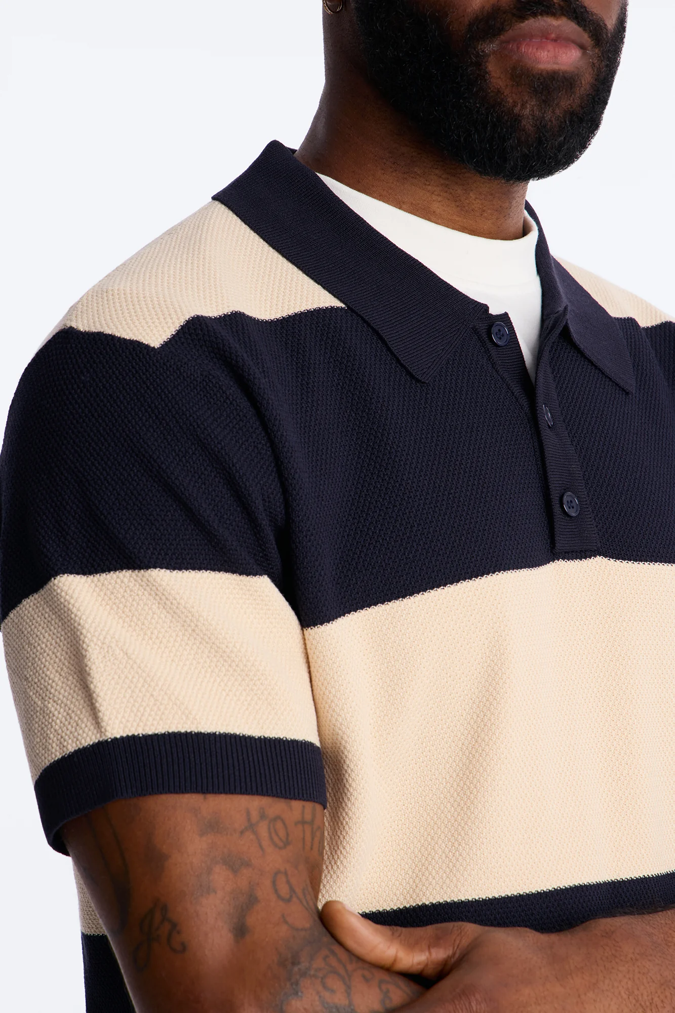Dapper Dean Polo - Navy - Image 3
