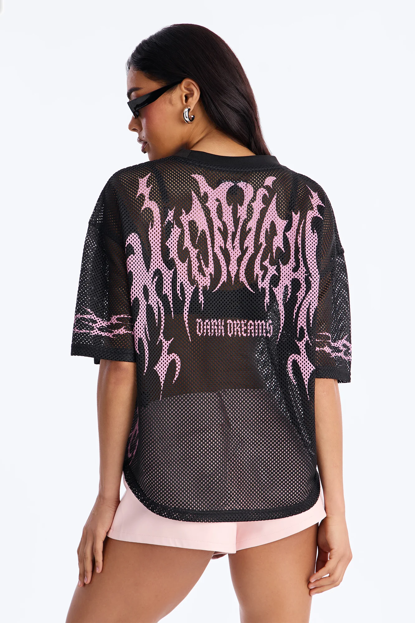 Dark Dreamer Open Mesh Jersey - Black - Image 4