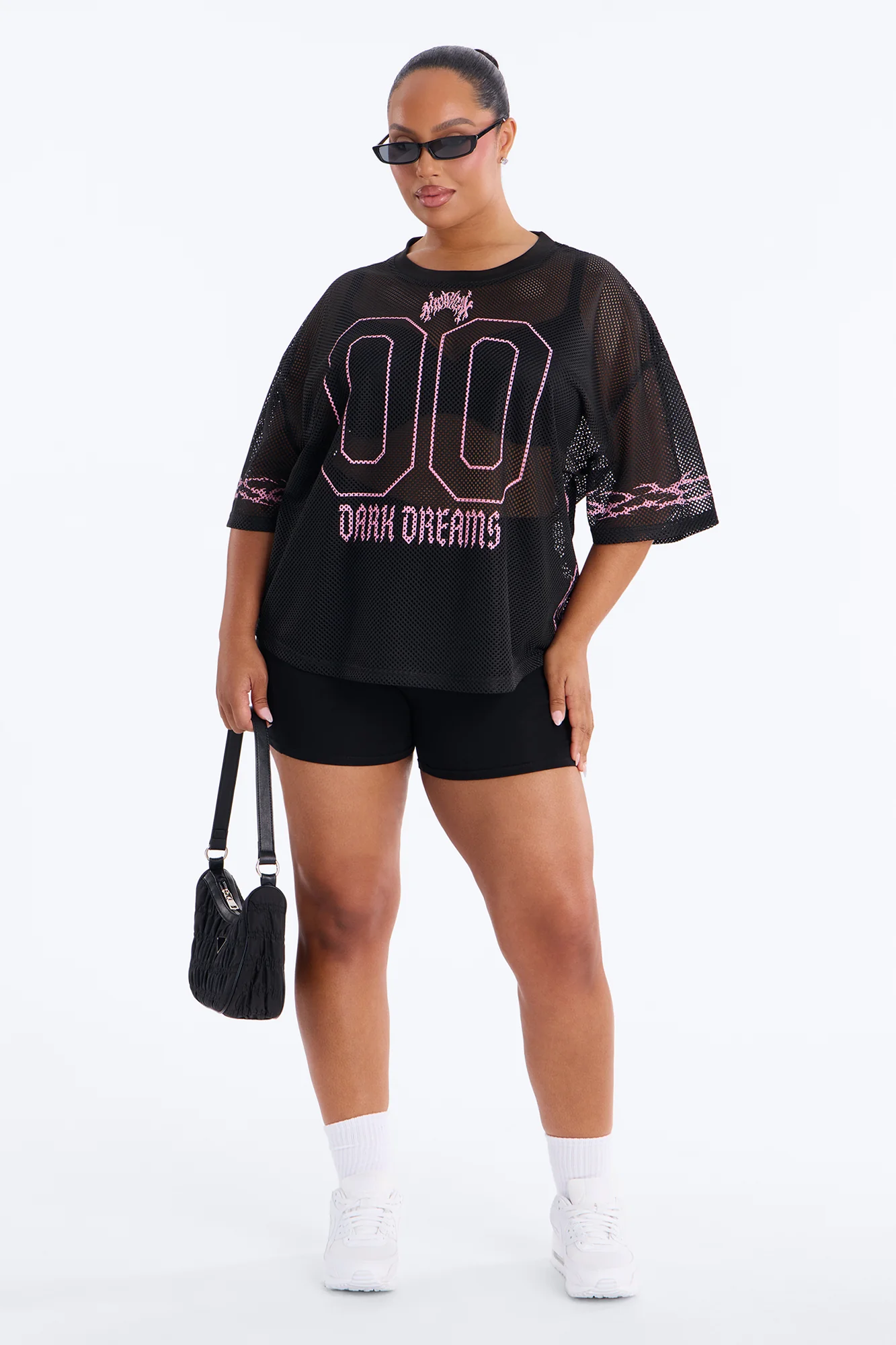Dark Dreamer Open Mesh Jersey - Black - Image 6