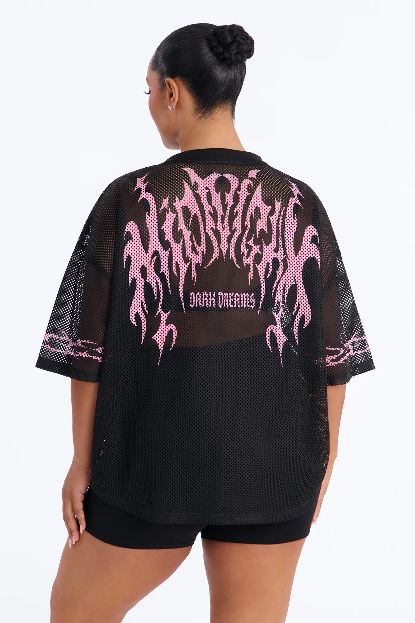 Dark Dreamer Open Mesh Jersey - Black - Image 8
