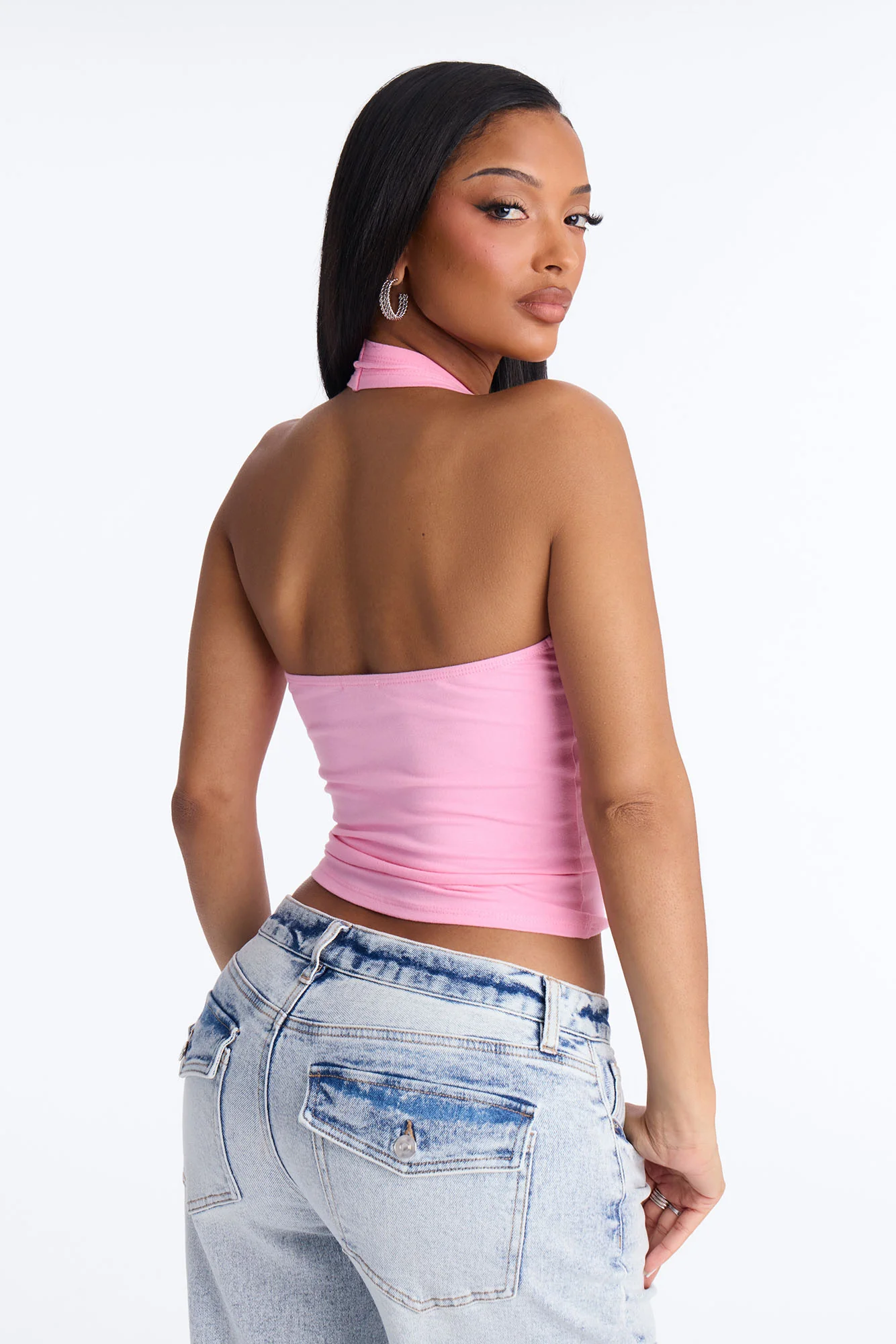 Day In The Life Halter Top - Bubblegum Pink - Image 4