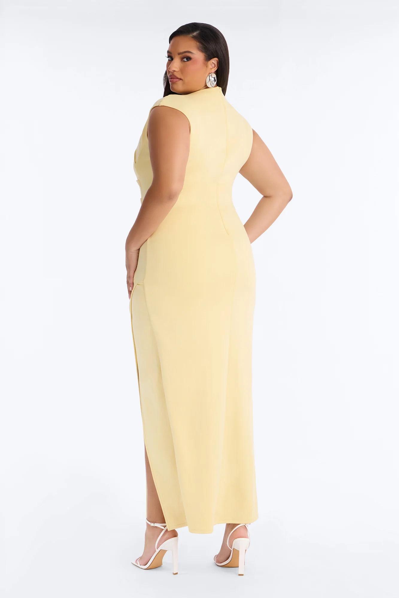 Daydream Darling Sleeveless Maxi Dress - Butter Yellow - Image 8