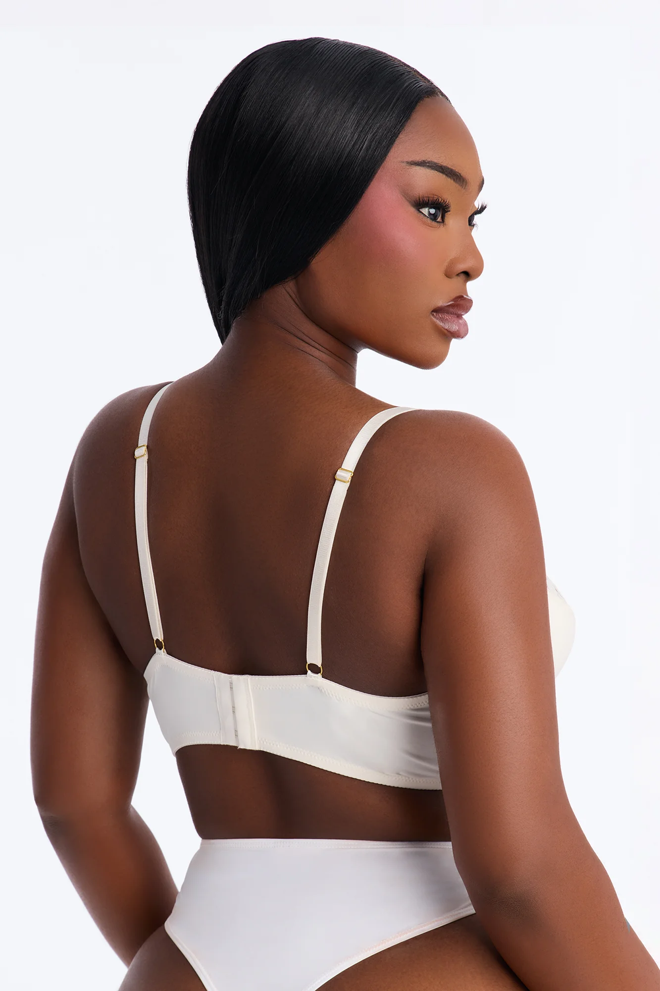 Daydream Daze Mesh Push Up Bra - Cream - Image 7