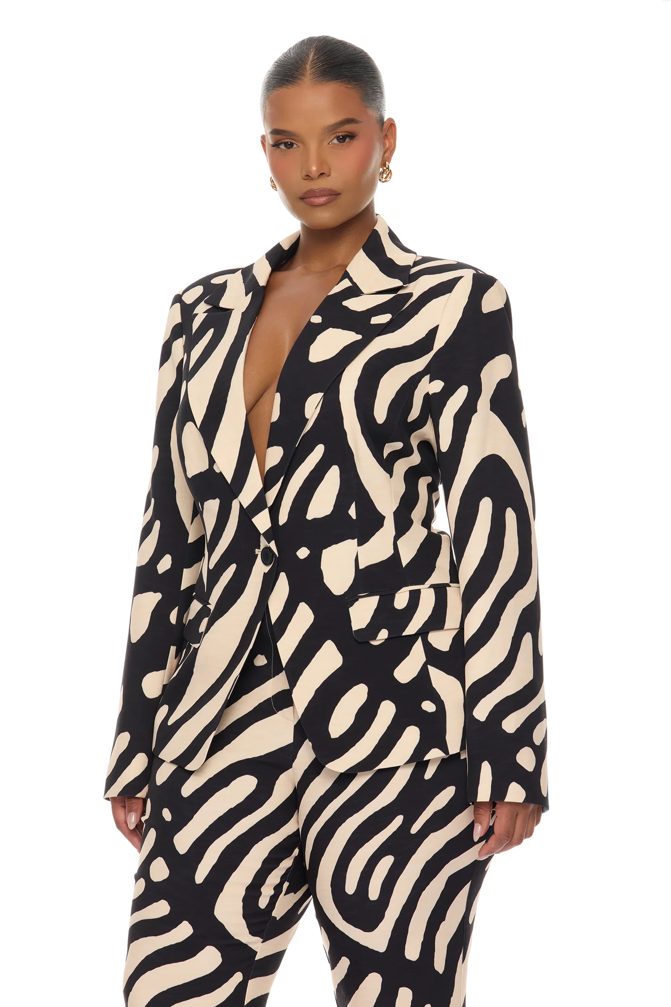 Daydreaming Blazer Pant Set - Black/combo - Image 6