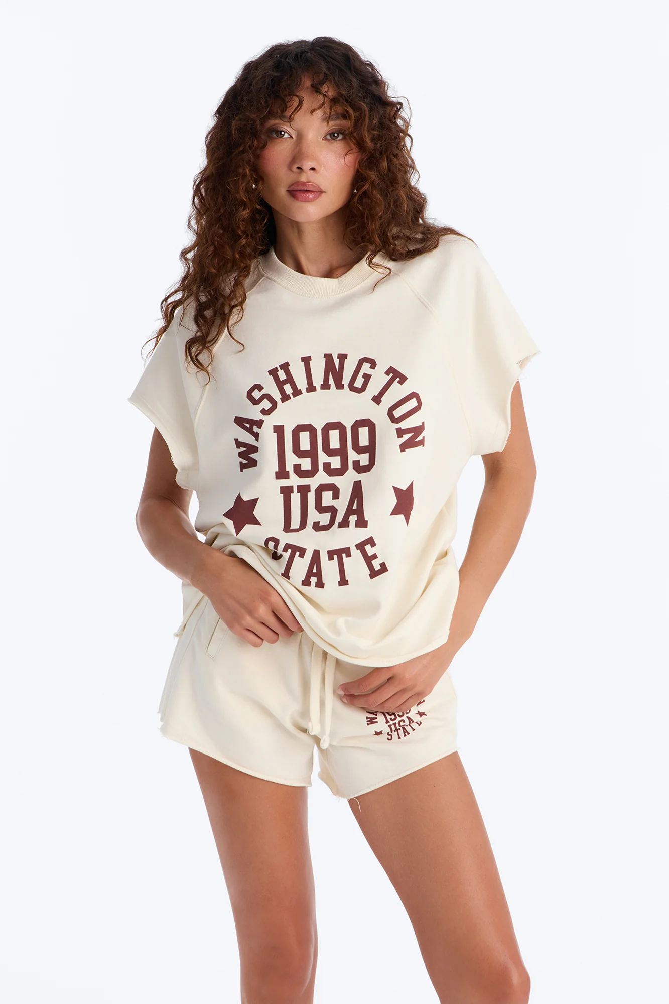 DC State Sport Short Set - Ivory - Image 2