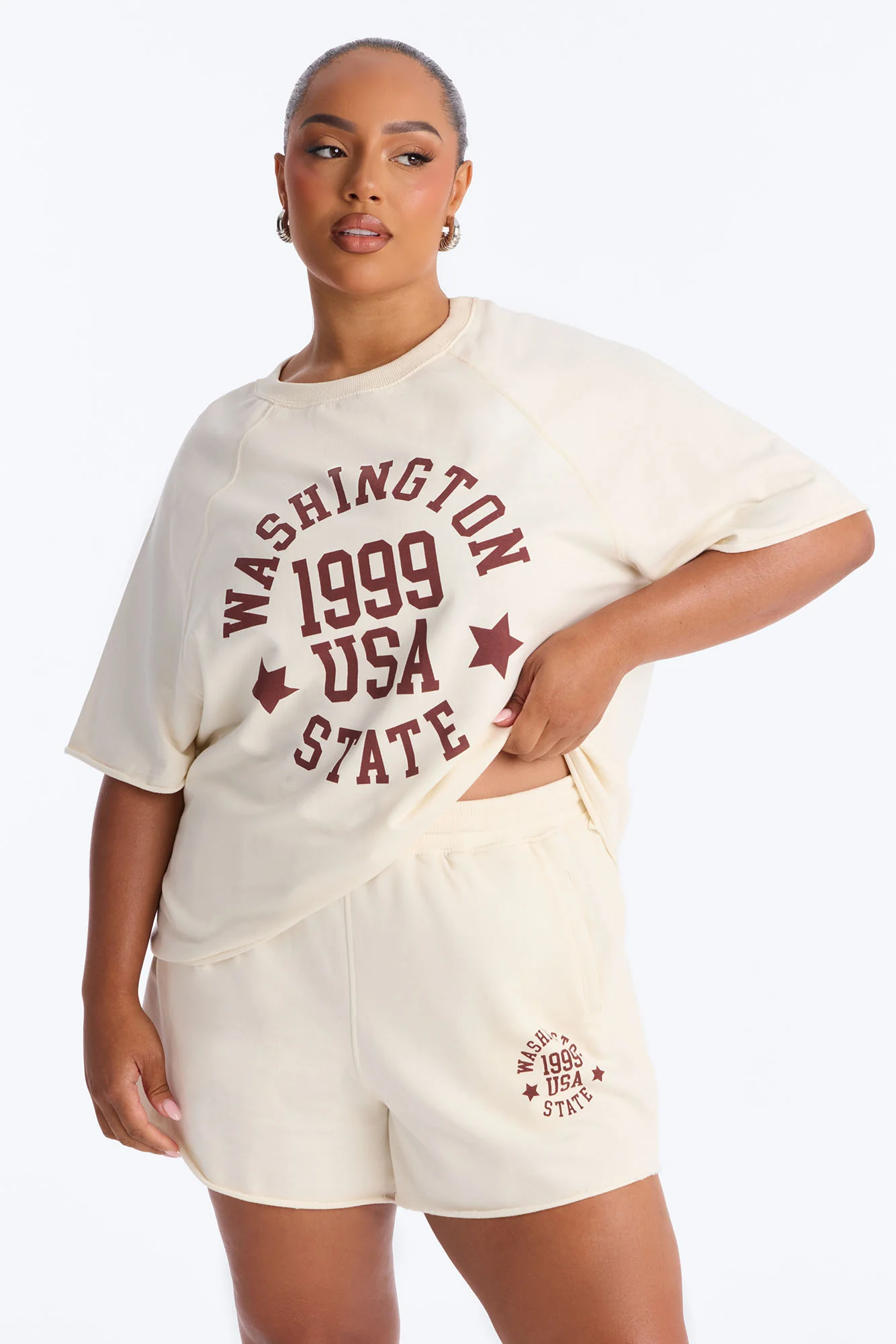 DC State Sport Short Set - Ivory - Image 6