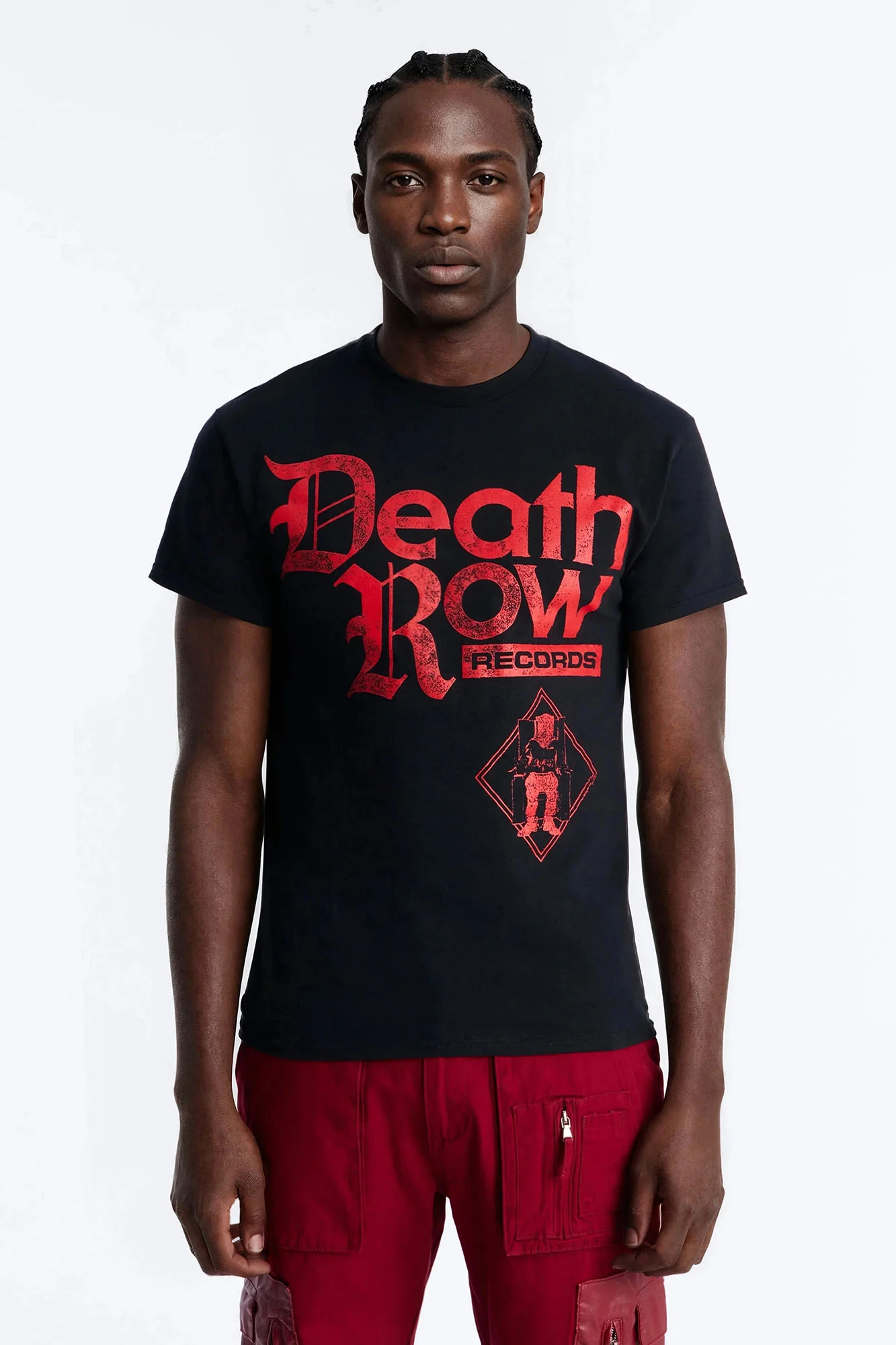 Death Row Records Label Short Sleeve Tee - Black